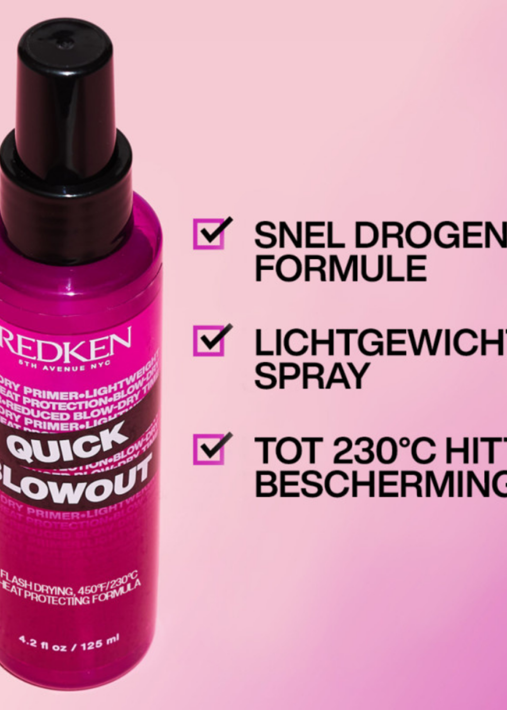 Redken Redken Quick Blowout Primer Spray - 125ml
