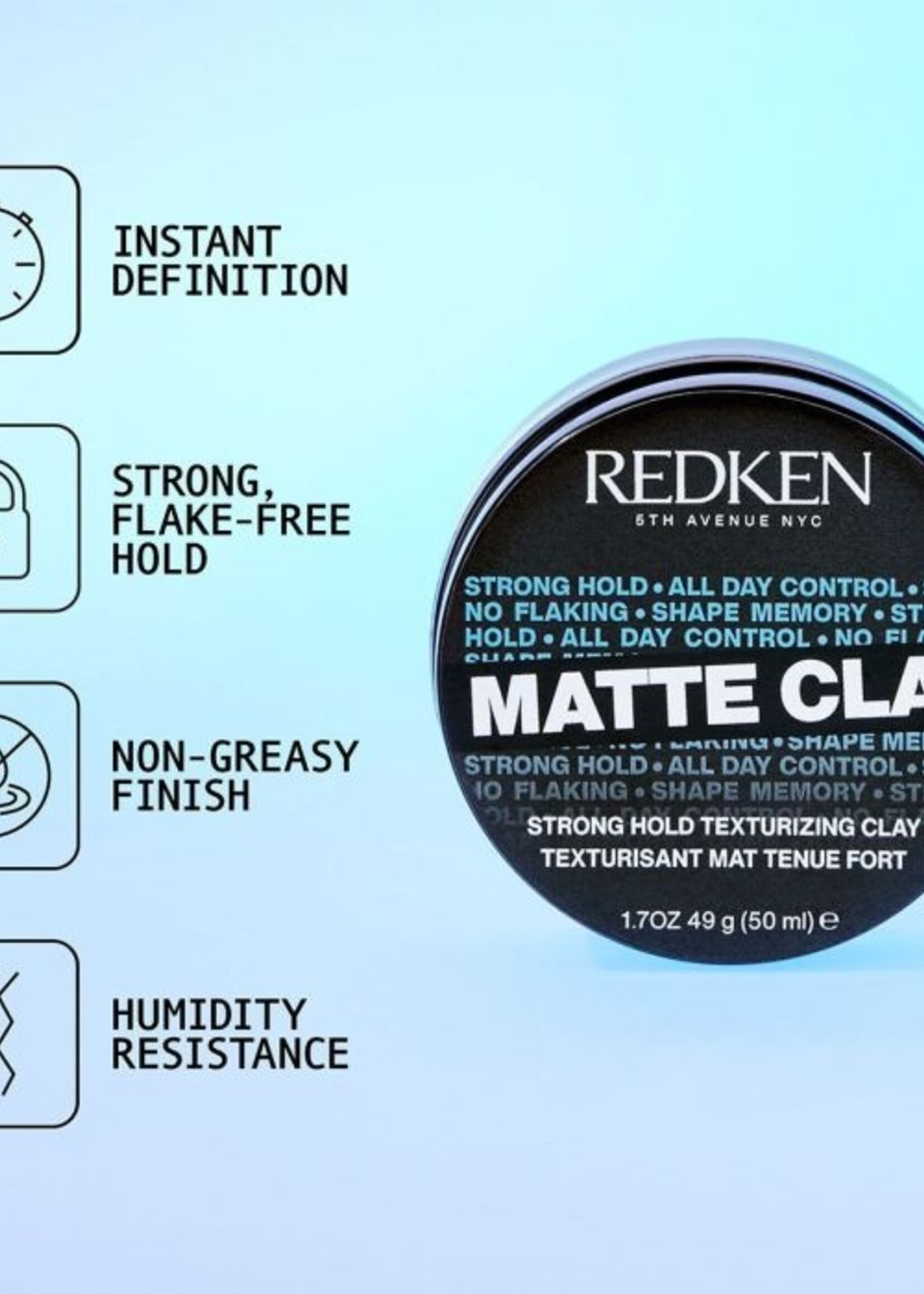 Redken Redken Texturize Rough Matte Clay 20 Matte Texturizer - 50ml