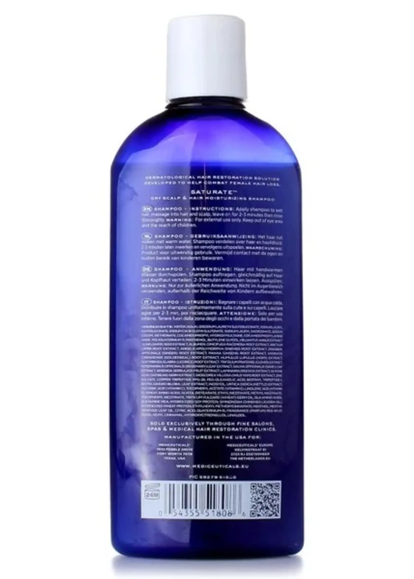 Mediceuticals Laboratories Mediceuticals Saturate Moisturizing Shampoo
