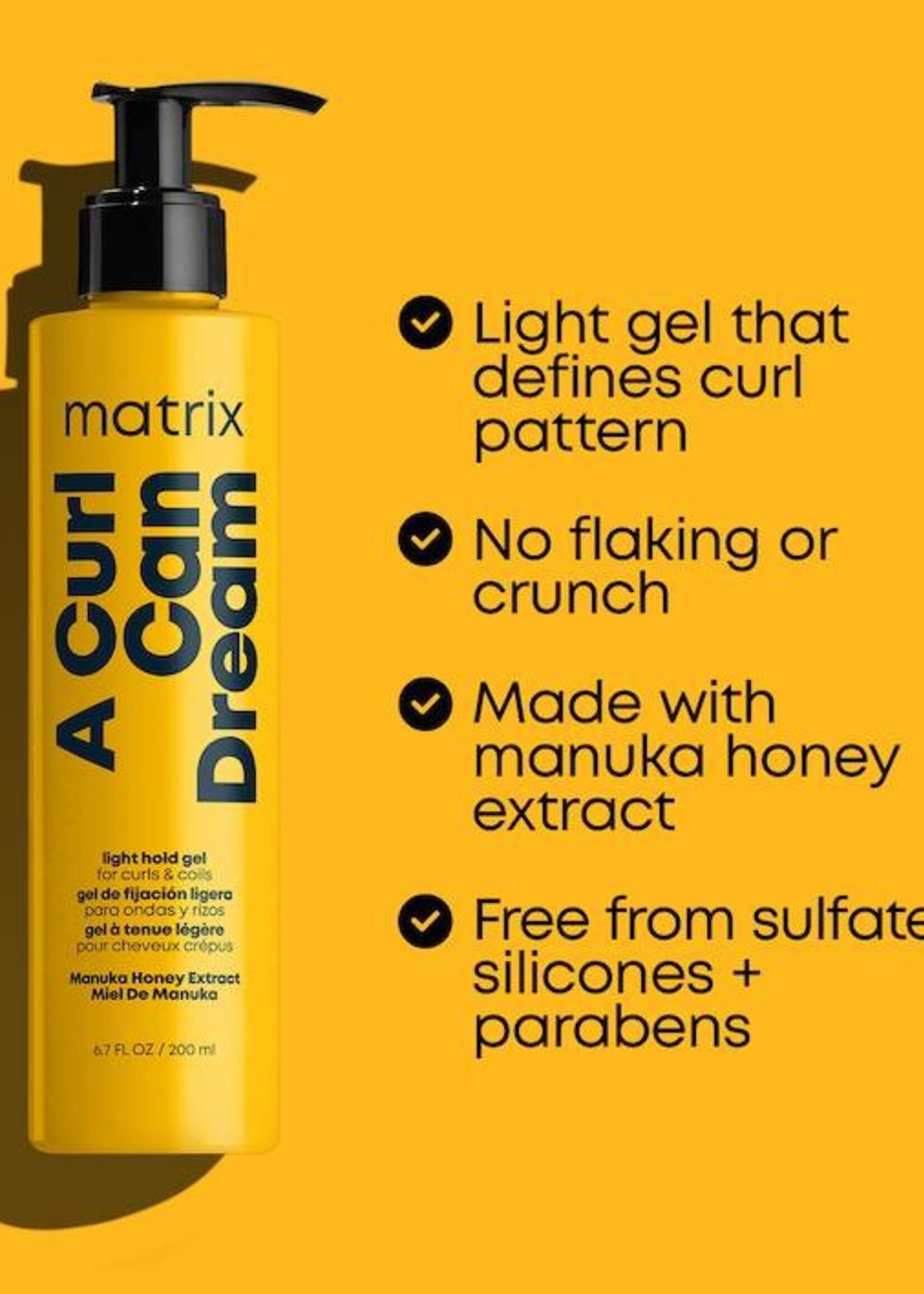 Matrix Matrix Total Results A Curl Can Dream Light Hold Gel - 250ml