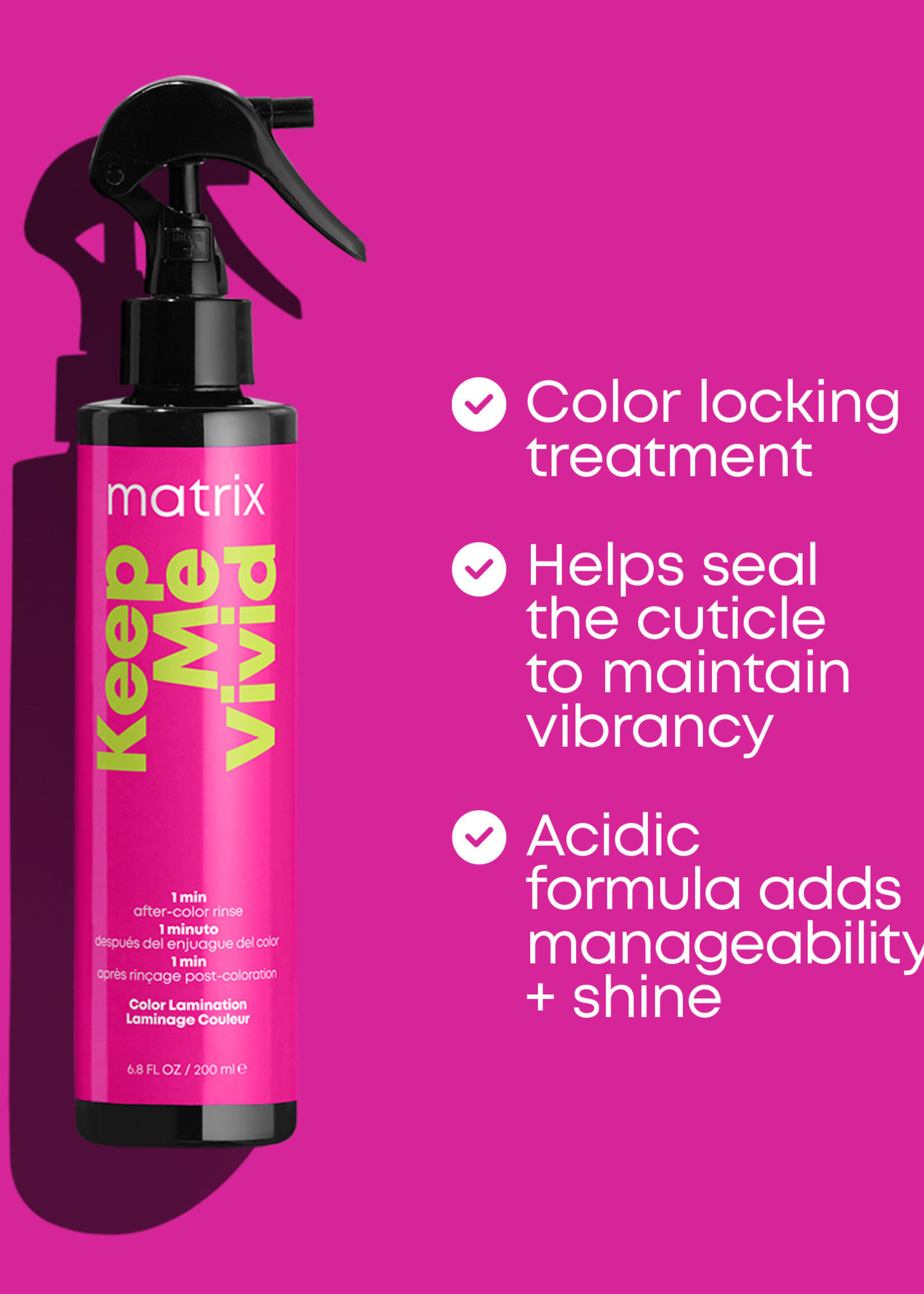 Matrix Matrix Total Results Keep Me Vivid Colored Lamination Hairspray - 200ml