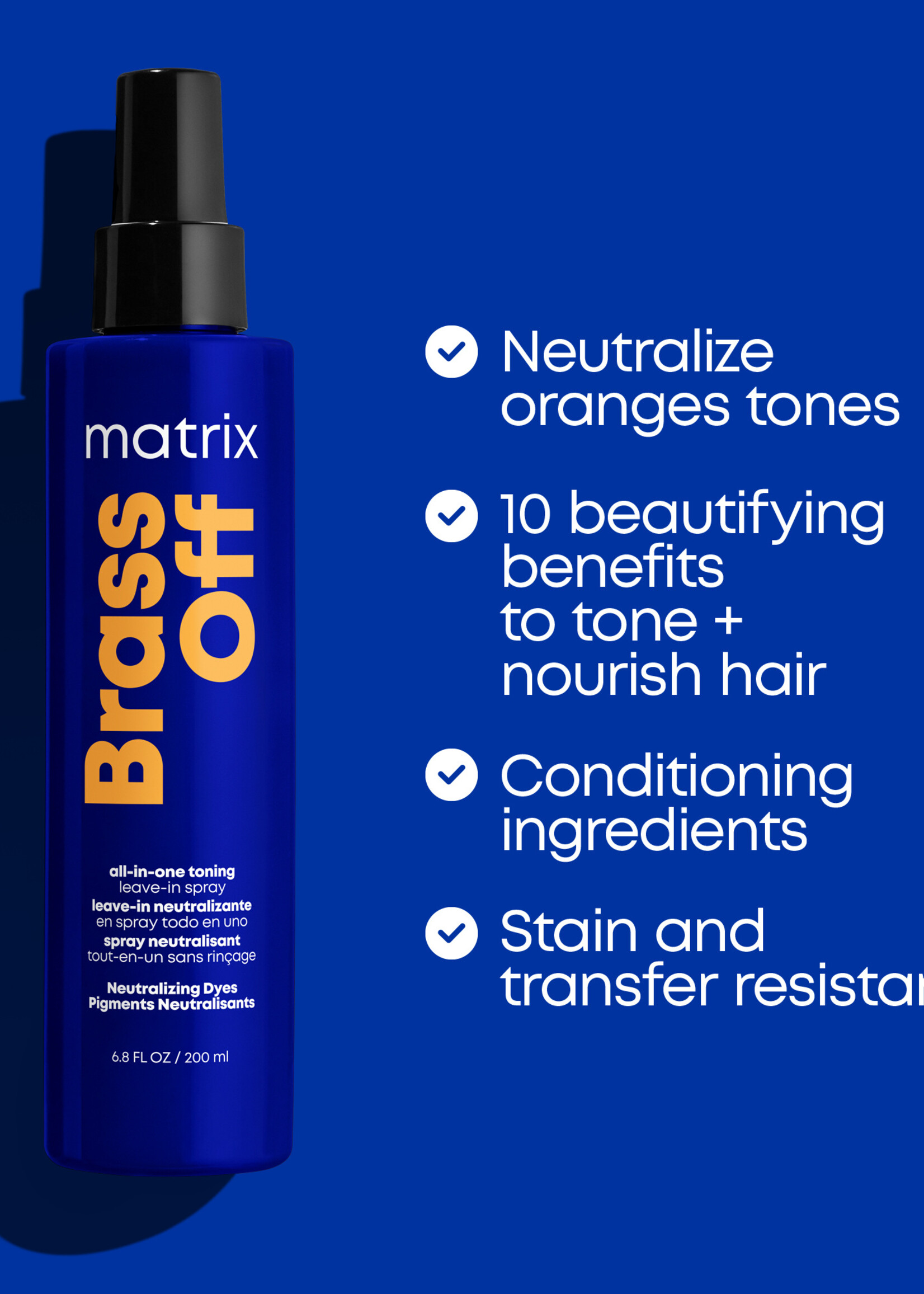Matrix Matrix Total Results Brass Off Toning Leave-In Spray - 200ml