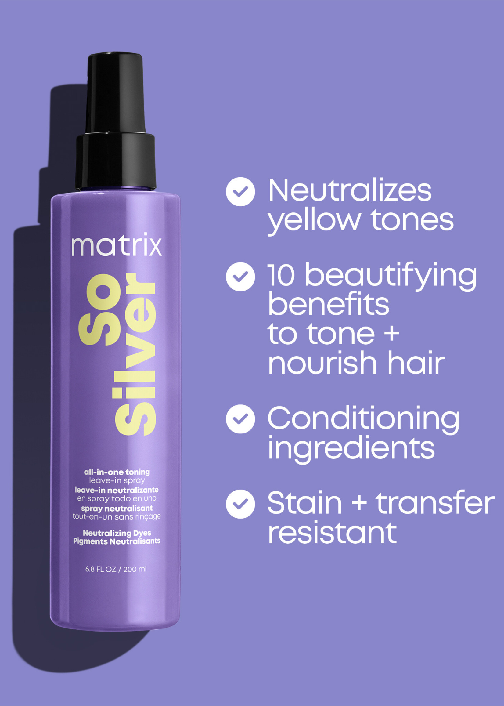 Matrix Matrix Total Results So Silver Toning Leave-In Spray - 200ml