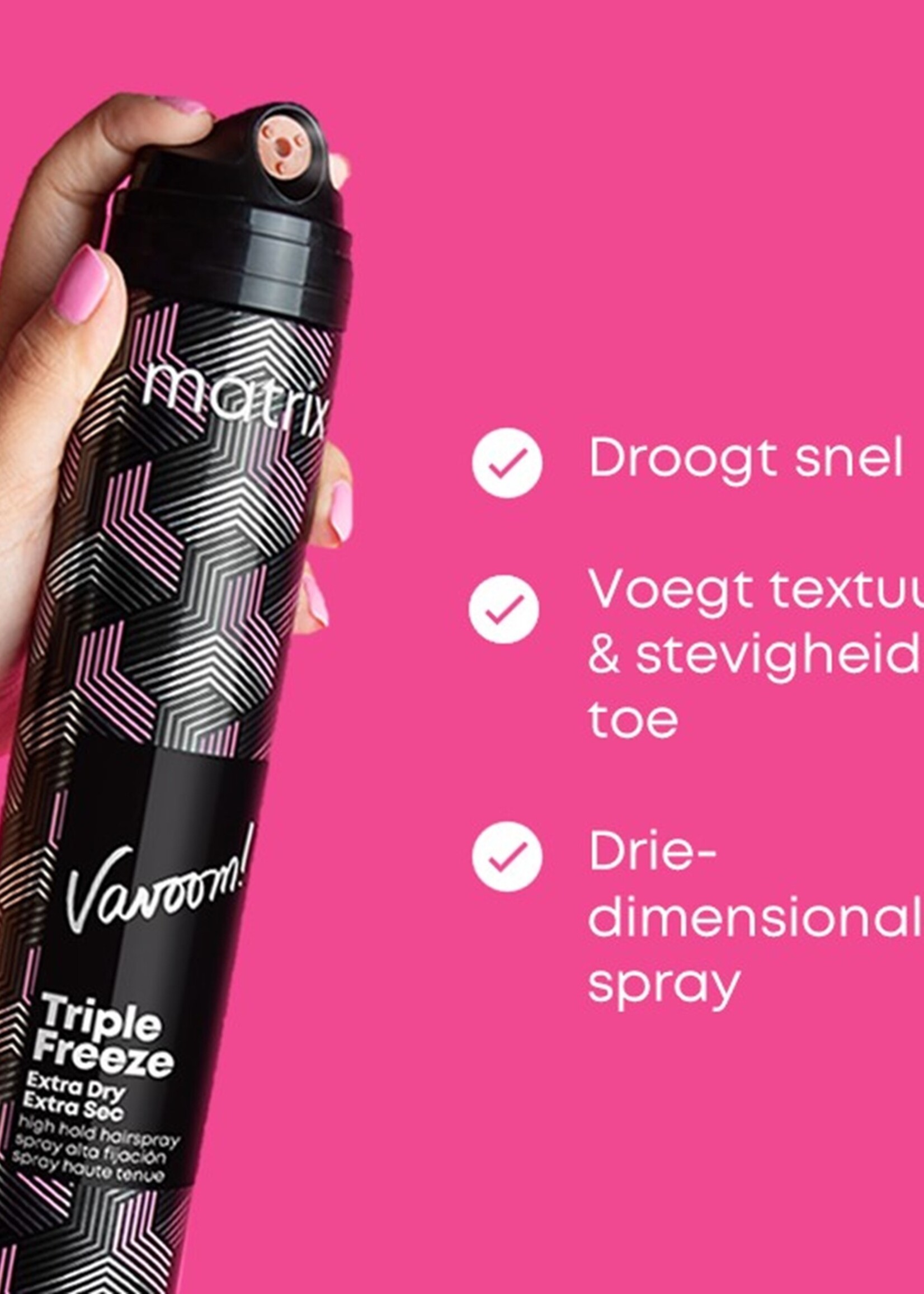 Matrix Matrix Vavoom Triple Freeze Extra Dry Hairspray - 300ml