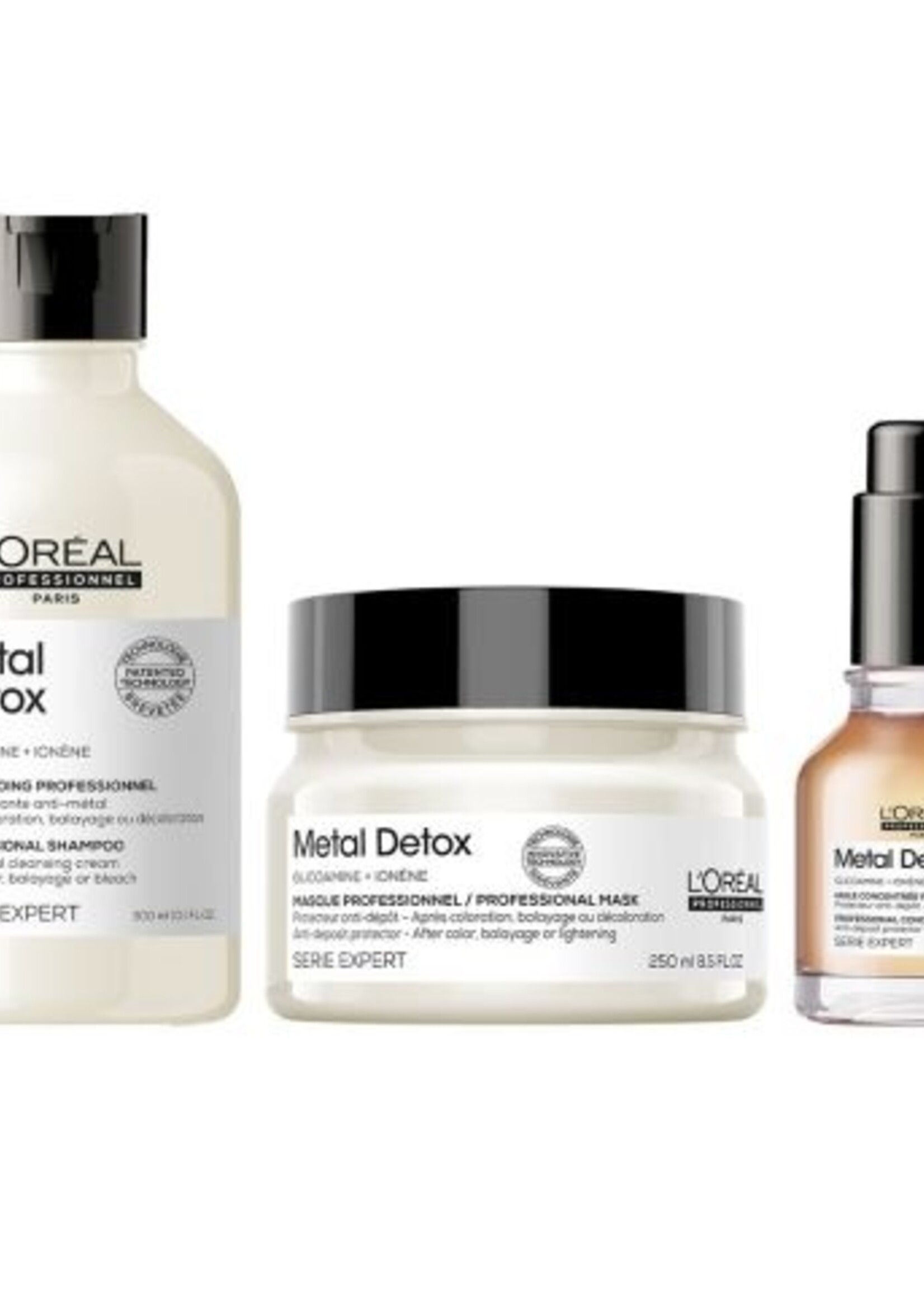 L'Oreal Professionnel L'Oreal Metal Detox de Luxe Set - 300+250ml+50ml