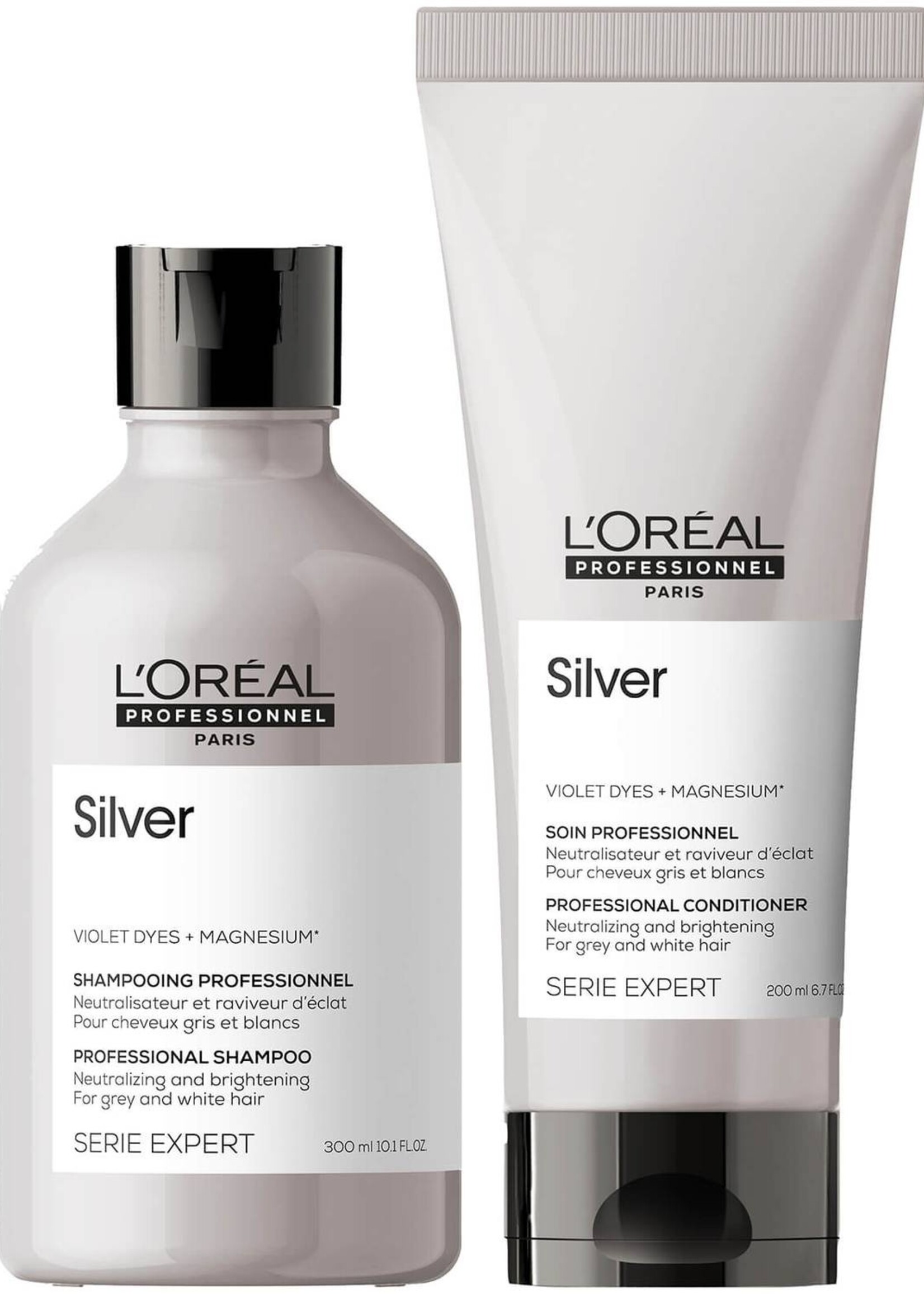 L'Oreal Professionnel L'Oreal SE Magnesium Silver Duo - 300+200ml