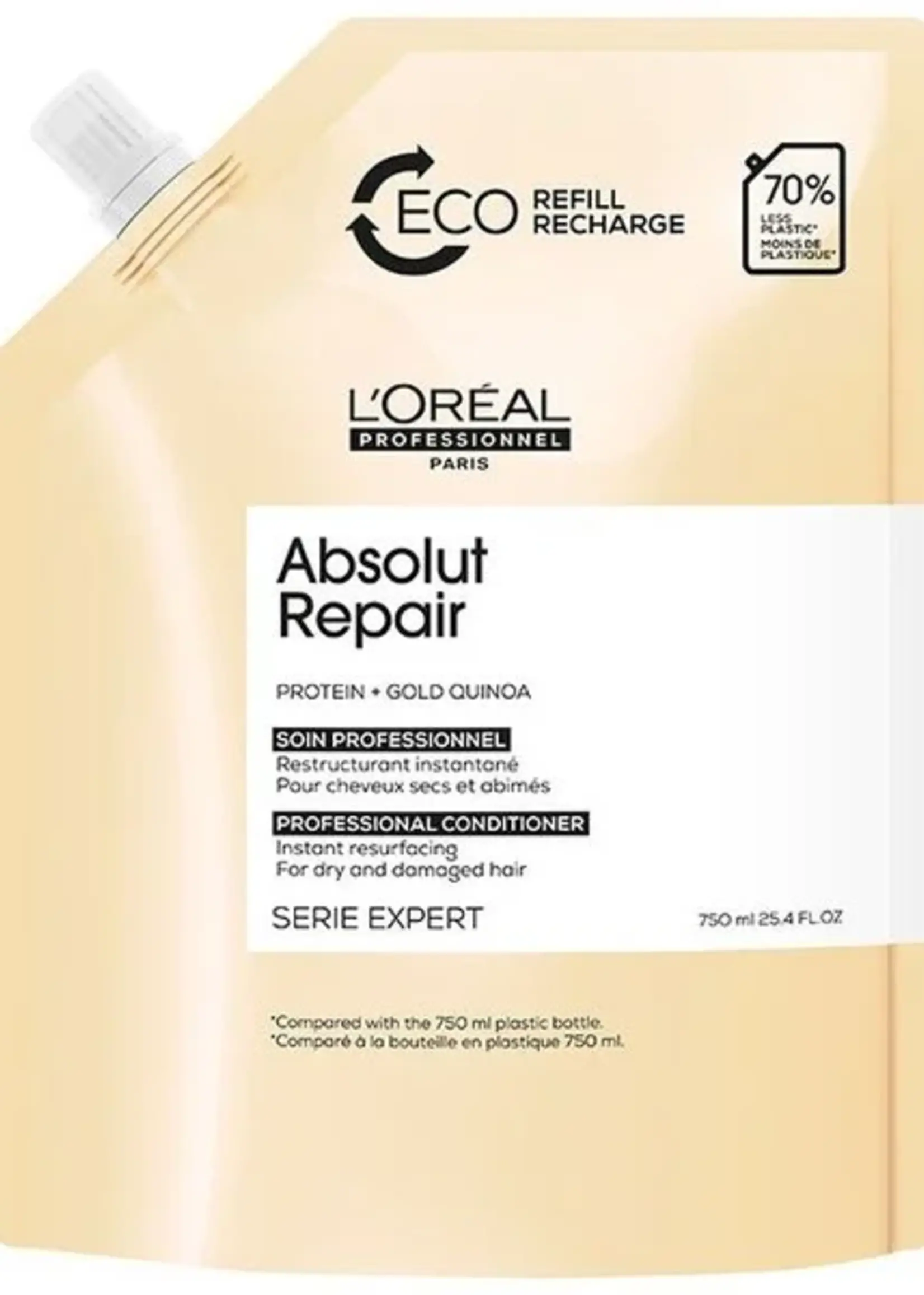 L'Oreal Professionnel L'Oreal SE Absolut Repair Gold Quinoa Conditioner Refill - 750ml