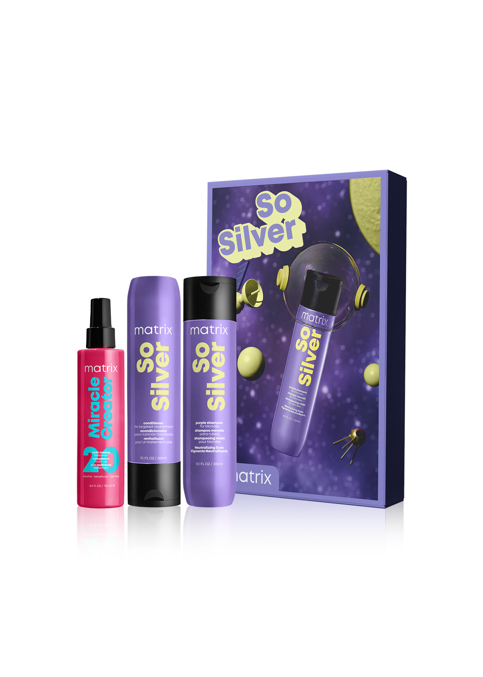 Matrix Matrix So Silver Gift Set - 300+300+190ml