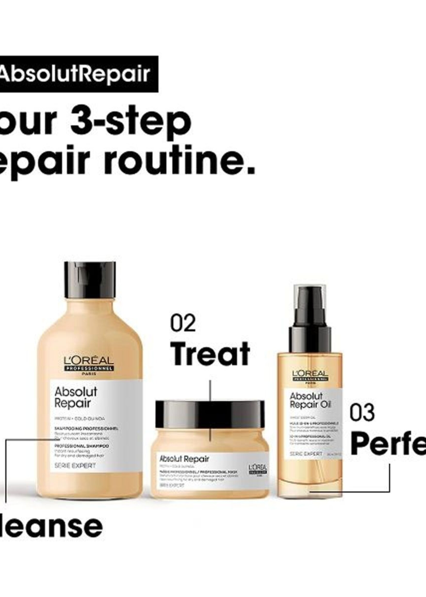 L'Oreal Professionnel L'Oreal SE Absolut Repair Gift Set - 300+250+90ml