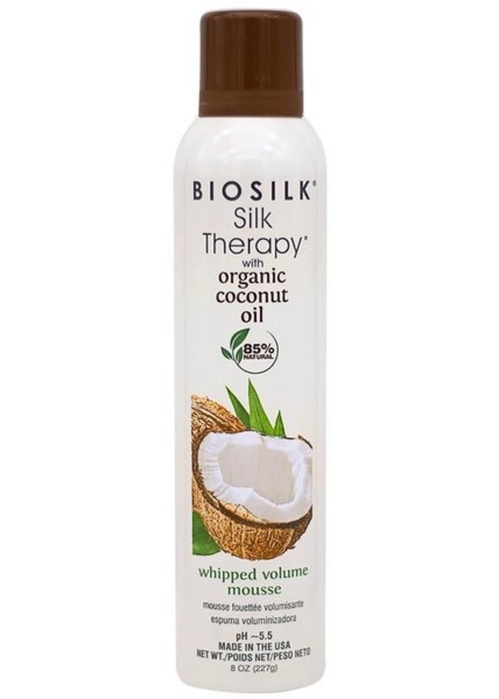 Biosilk Biosilk Natural Coconut Whipped Volume Mousse - 227g.