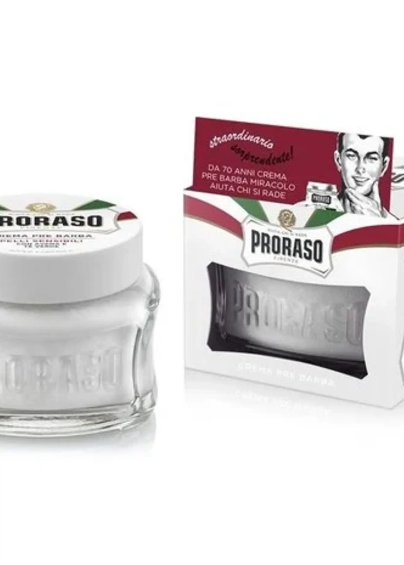 Proraso Proraso White Sensitive Pre-Shave Cream - 100ml
