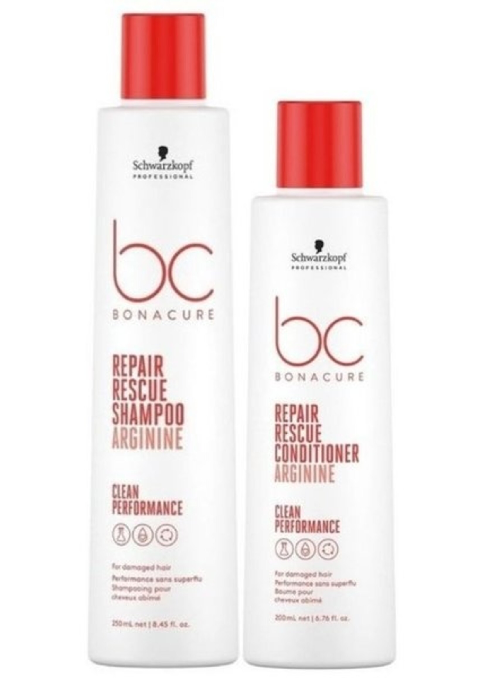 Schwarzkopf Professional Schwarzkopf Bonacure Peptide Repair Rescue Duo Set - 250+200ml