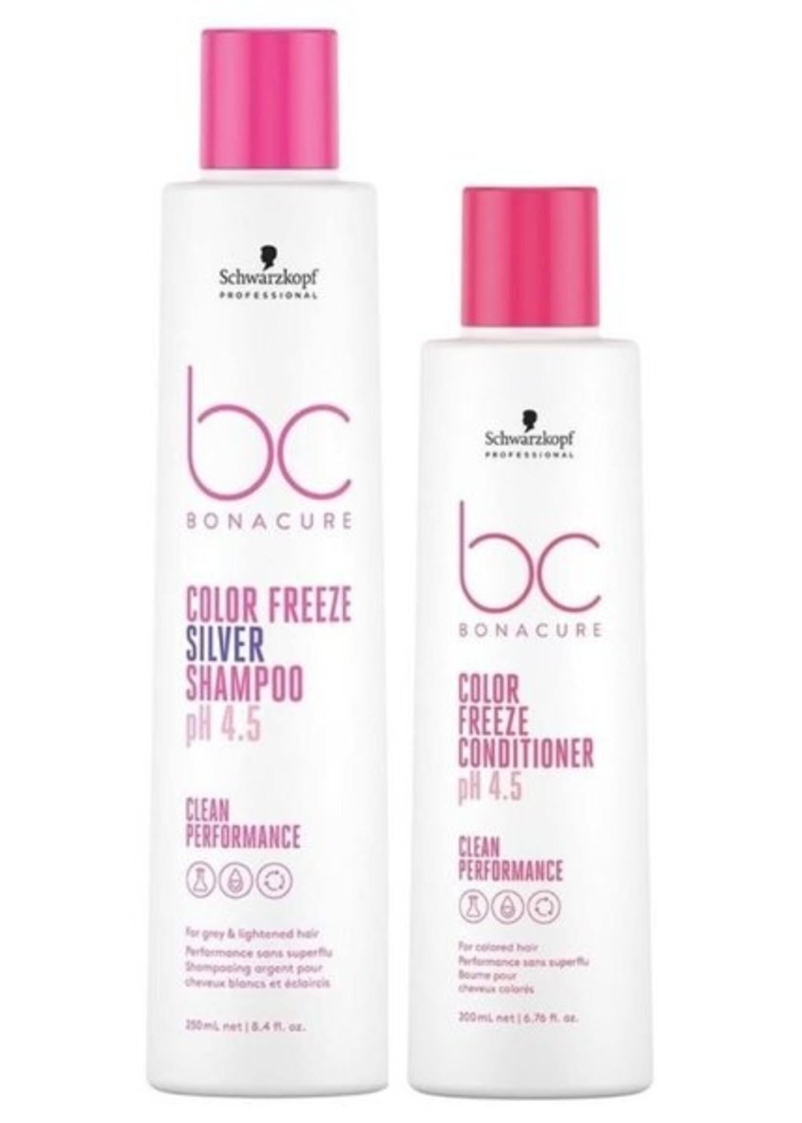 Schwarzkopf Professional Schwarzkopf Bonacure Color Freeze Silver Duo Set - 250+200ml