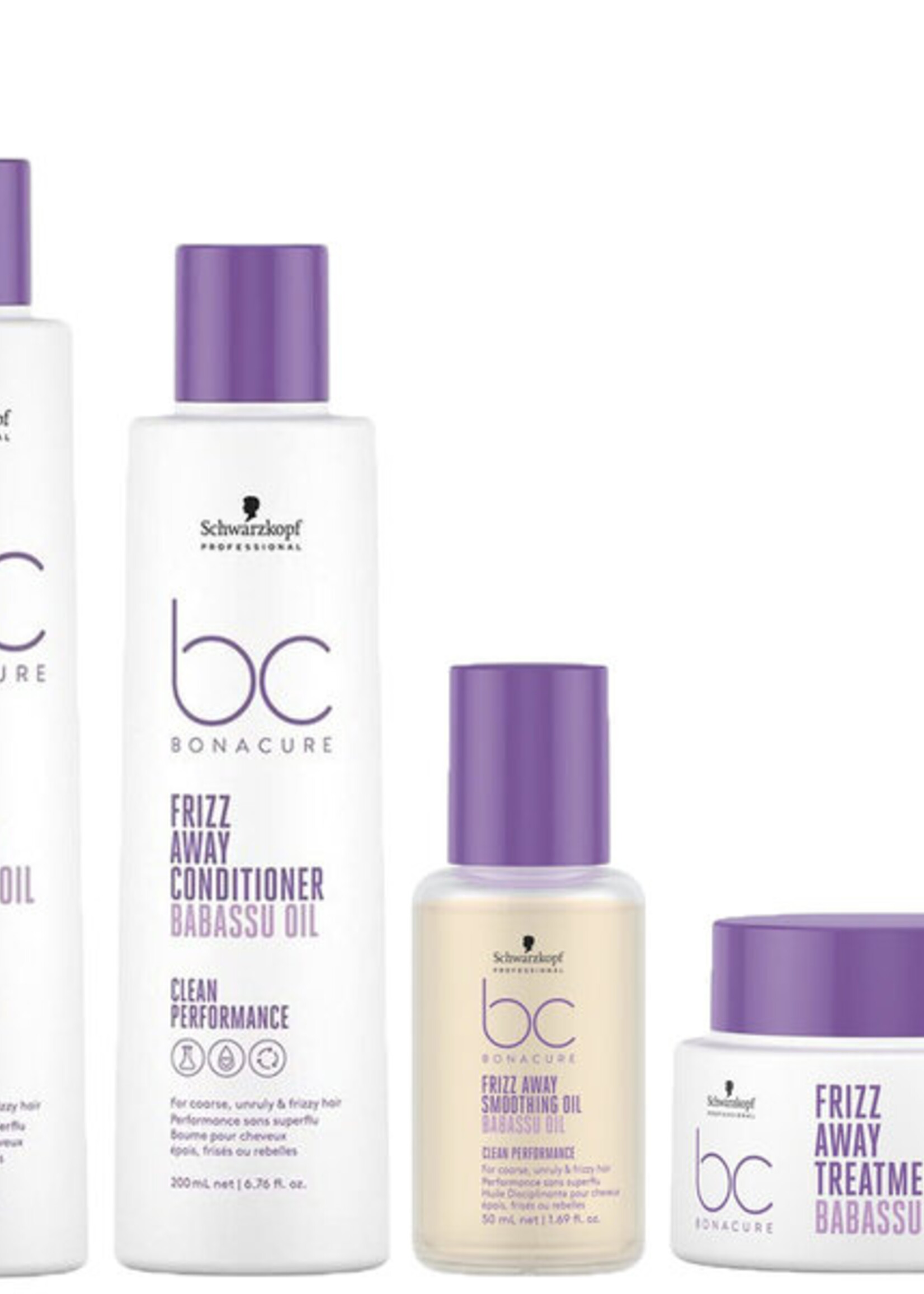 Schwarzkopf Professional Schwarzkopf Bonacure Frizz Away Extra Care Set - 250+200+200+50ml