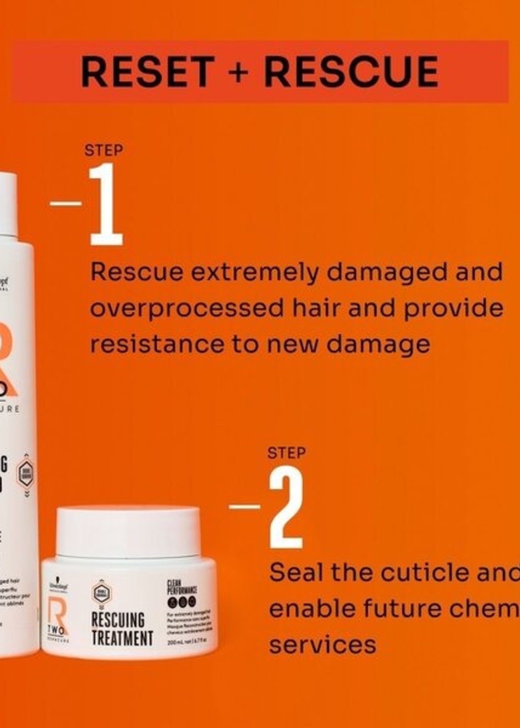 Schwarzkopf Professional Schwarzkopf R-Two Reset + Rescue Set - 250+200ml
