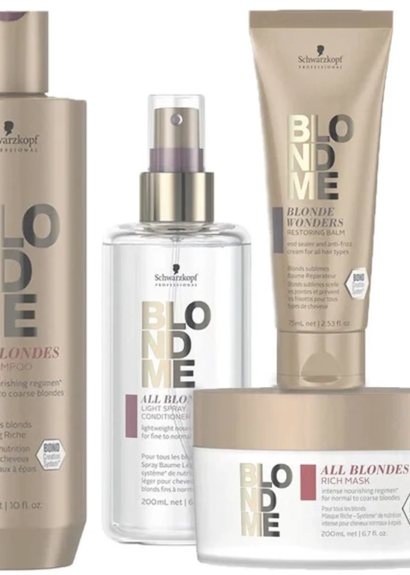 Schwarzkopf Professional Schwarzkopf Blond Me All Blondes Light XXL Set - 300+200+200+75ml