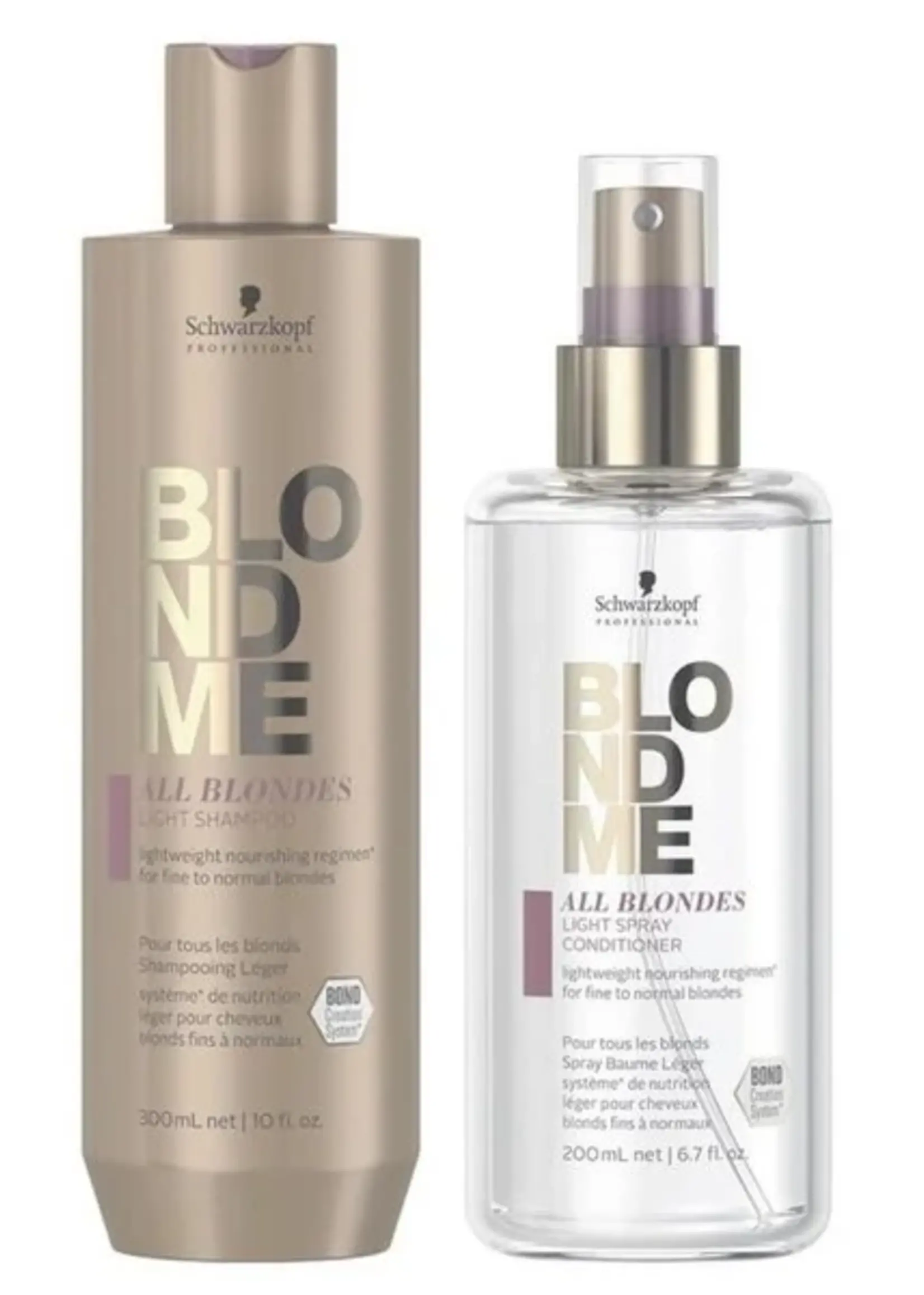 Schwarzkopf Professional Schwarzkopf Blond Me All Blondes Light Duo Set - 300+200ml