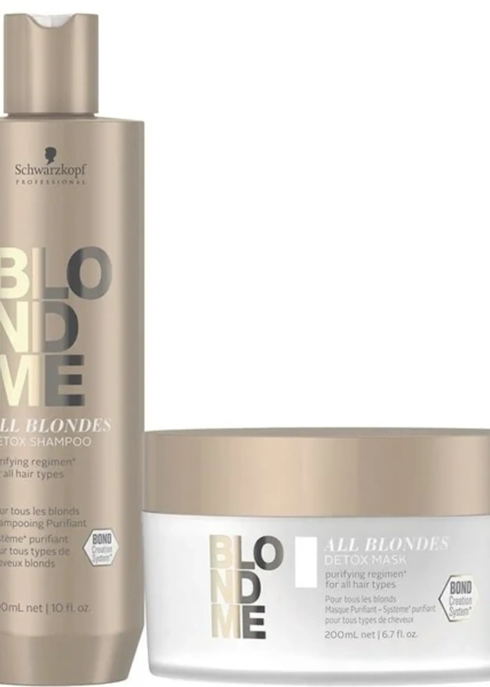 Schwarzkopf Professional Schwarzkopf Blond Me All Blondes Detox Duo Set - 300+200ml