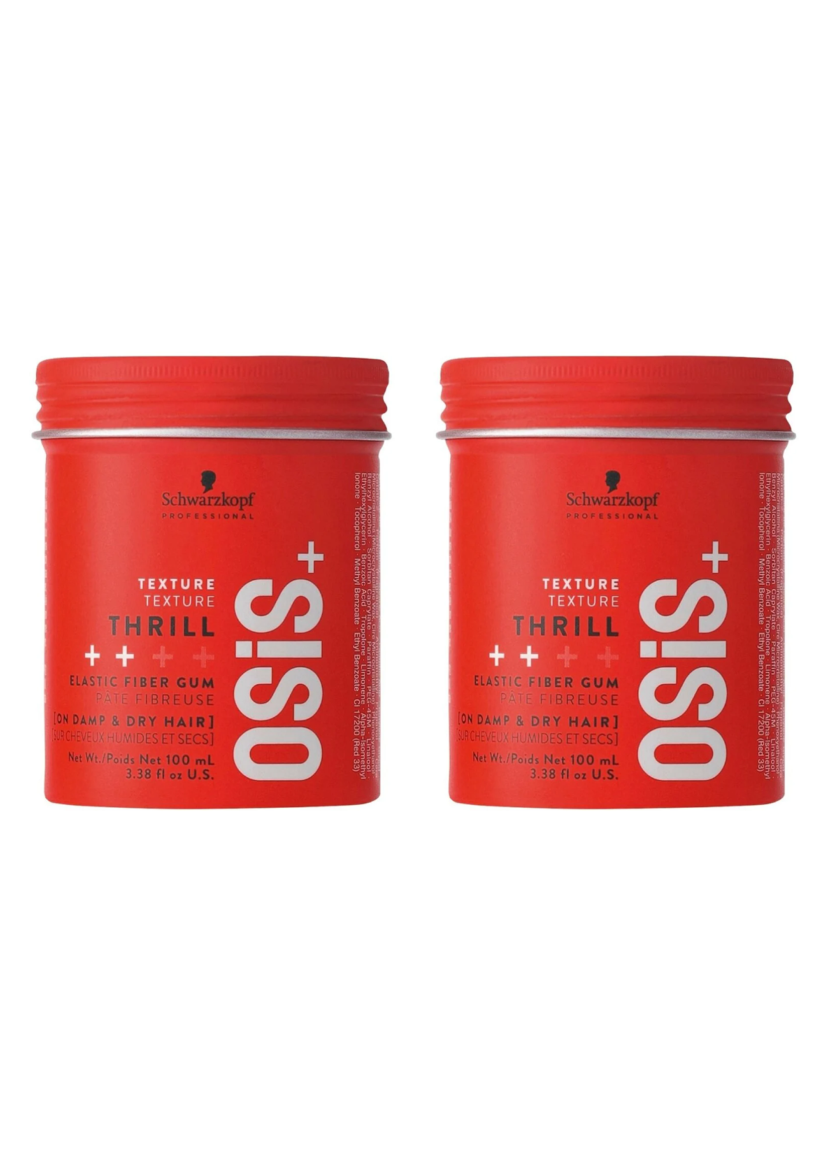 Schwarzkopf Professional Schwarzkopf Osis+ Texture Thrill Fiber Gum Duo Set - 2x100ml