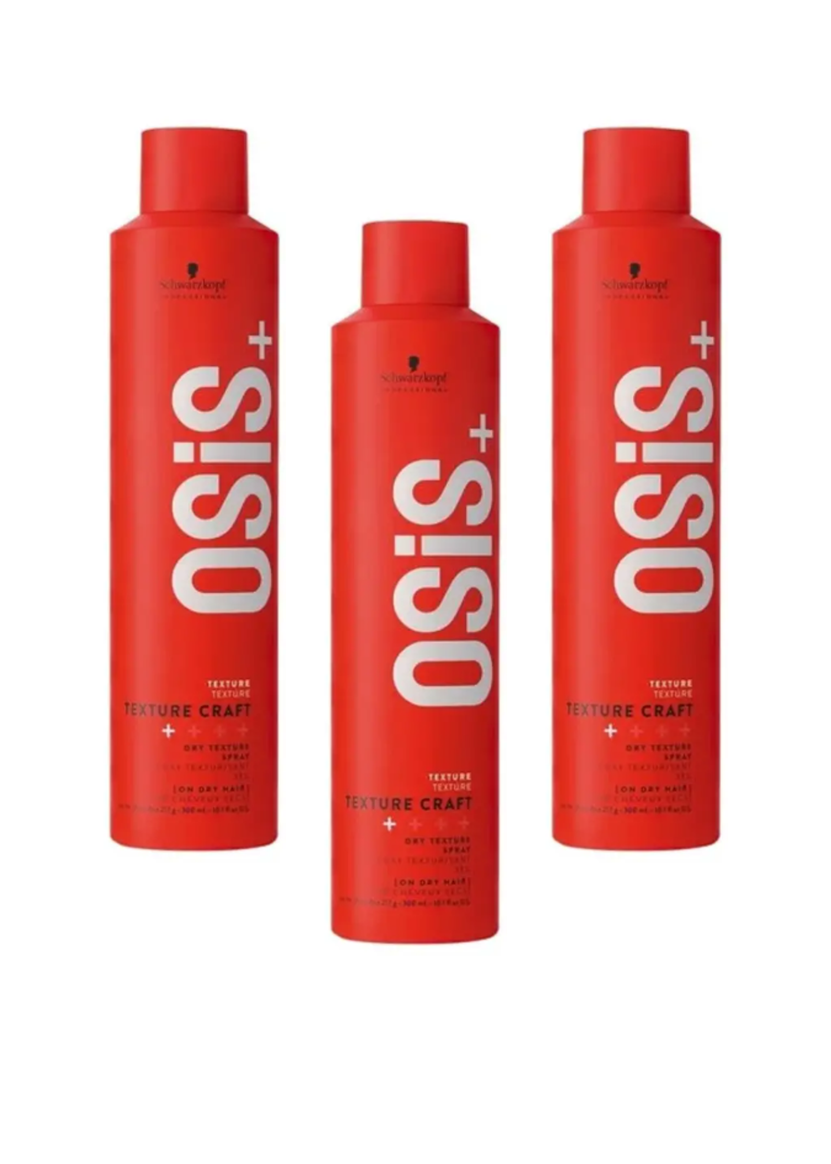 Schwarzkopf Professional Schwarzkopf OSiS+ Texture Craft Dry Texture Spray Triple Set - 3x300ml