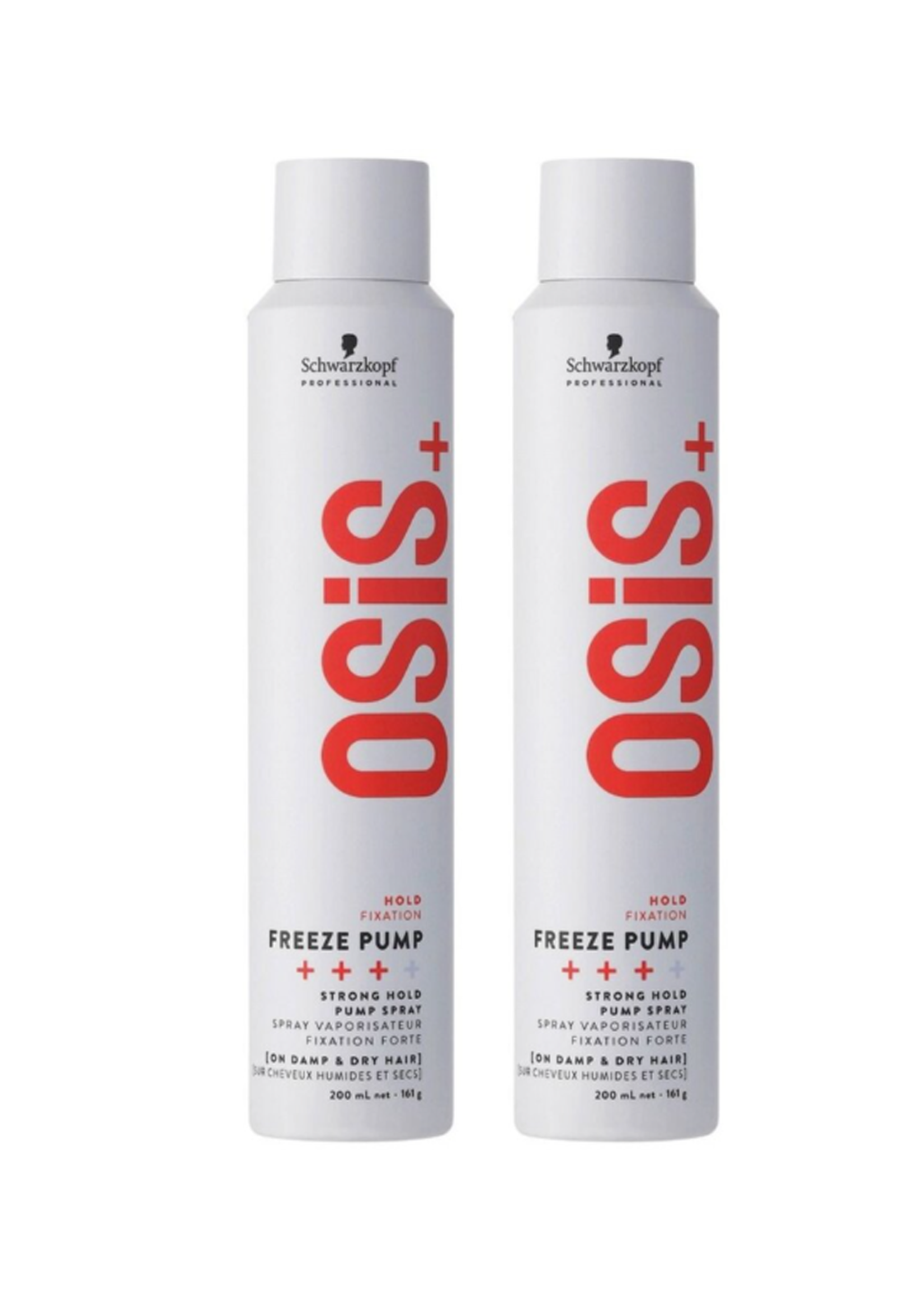 Schwarzkopf Professional Schwarzkopf OSiS+ Hold Freeze Pump Strong Hold Pump Spray Duo Set - 2x200ml