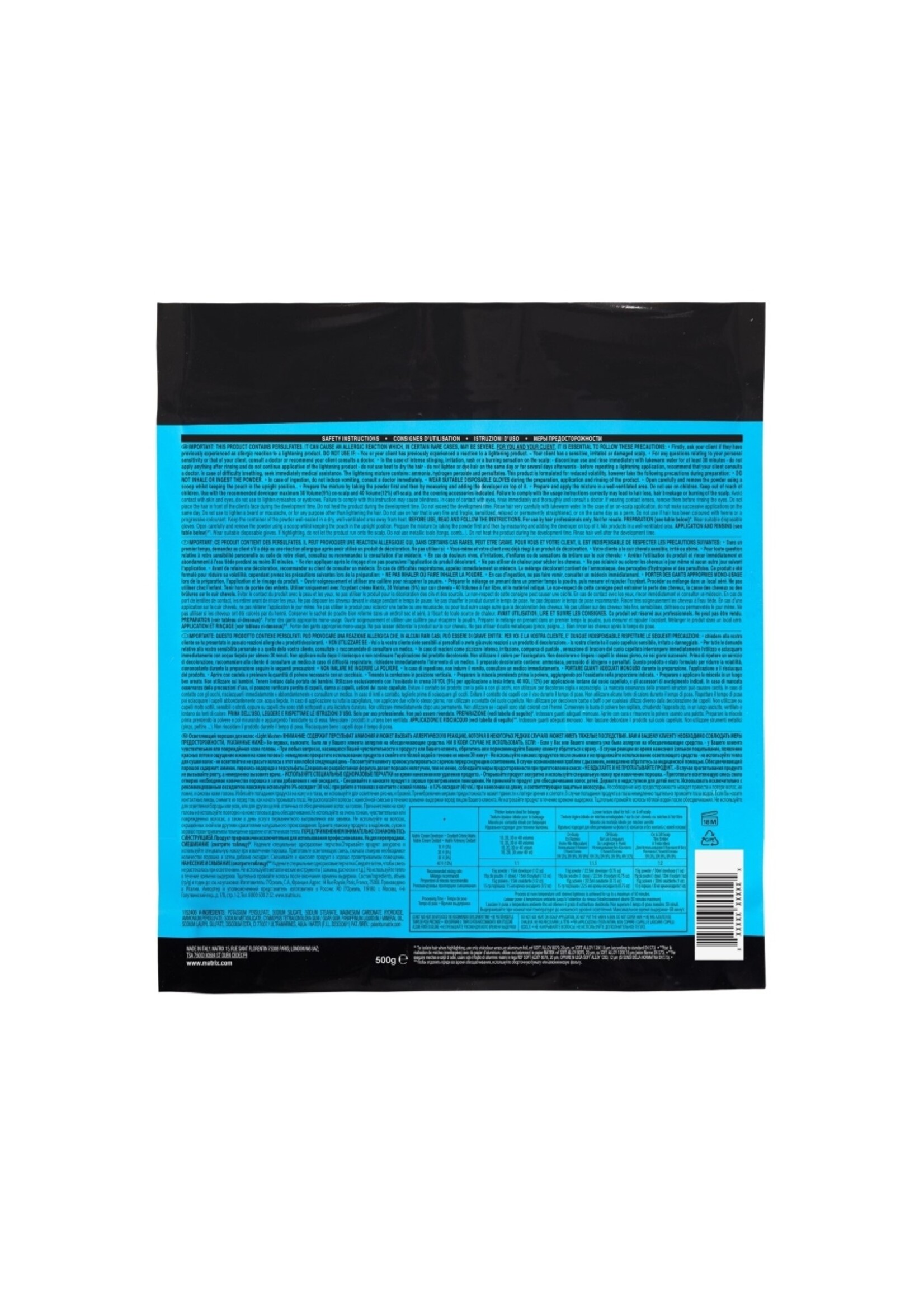 Matrix Matrix Light Master Blondeerpoeder Low Odor - 500gr.