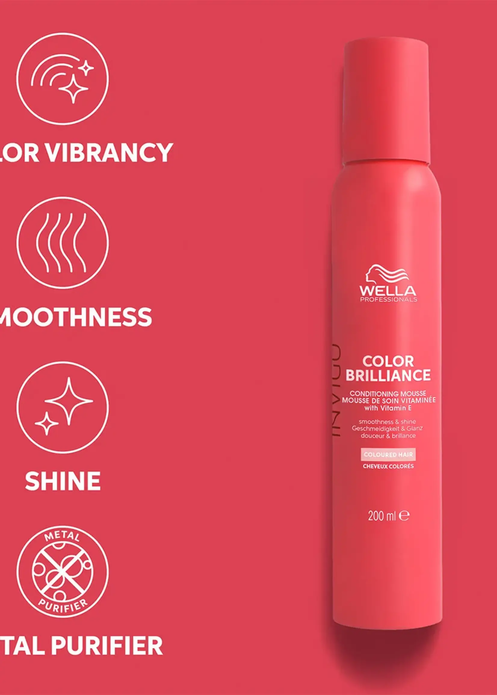 Wella Wella Invigo Color Brilliance Conditioning Mousse - 200ml