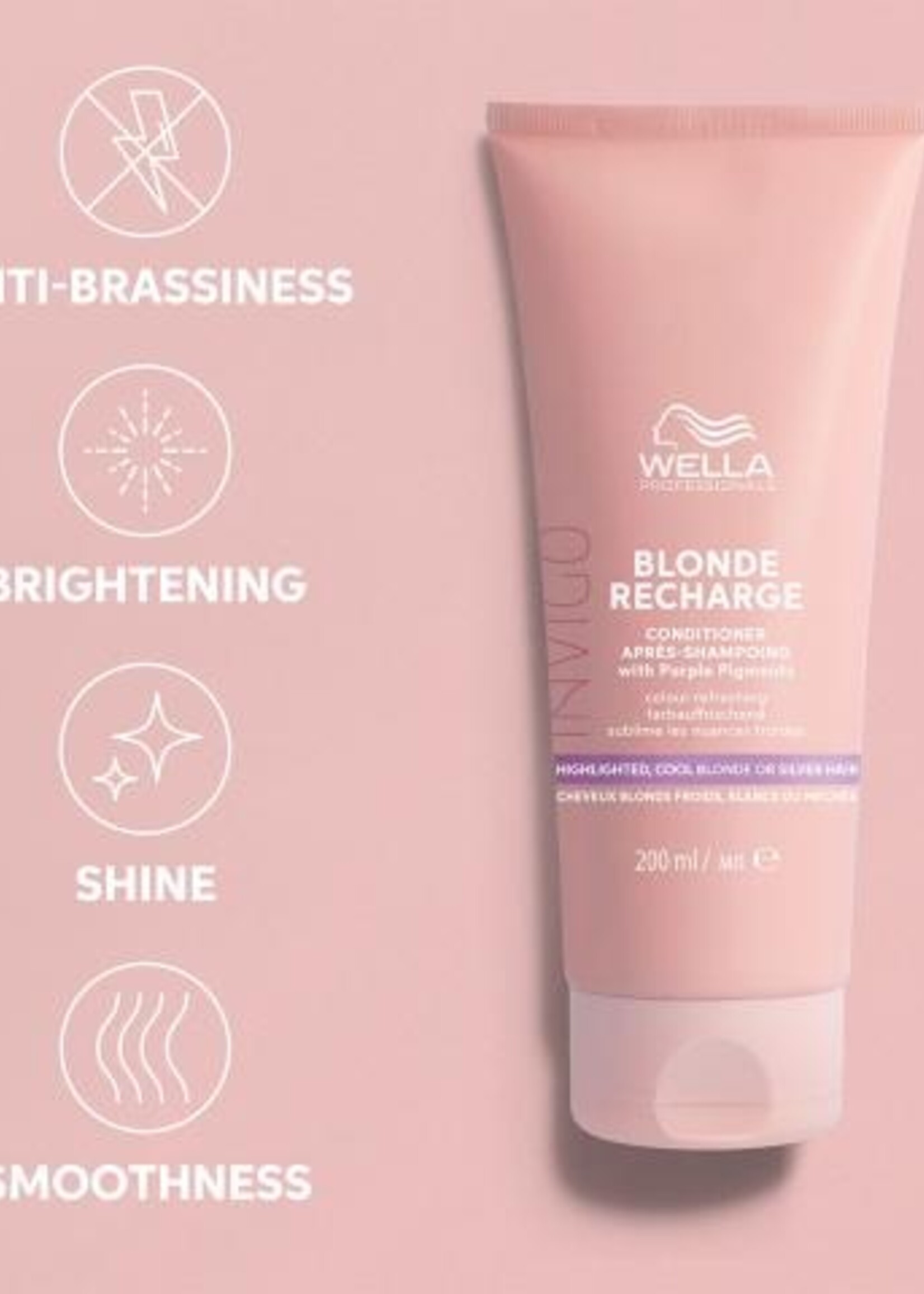 Wella Wella Invigo Cool Blonde Recharge Conditioner - 200ml