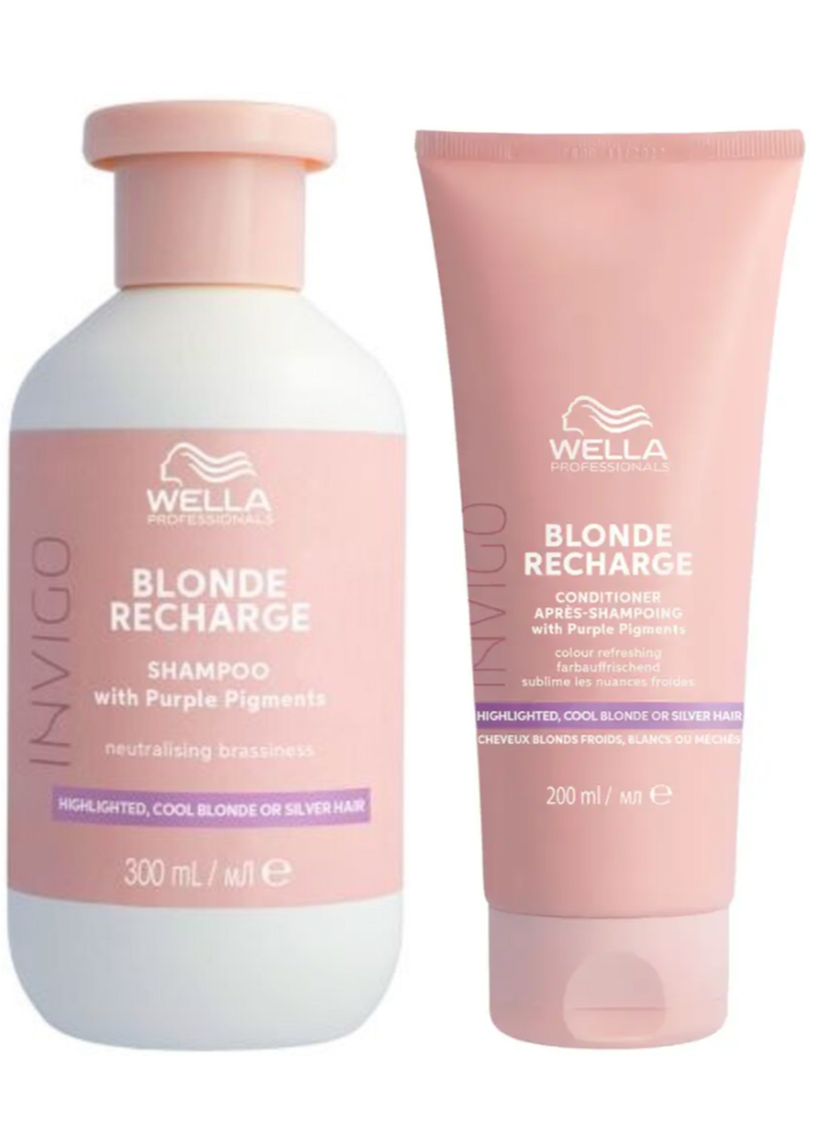 Wella Wella Invigo Cool Blonde Duo Set - 300+200ml
