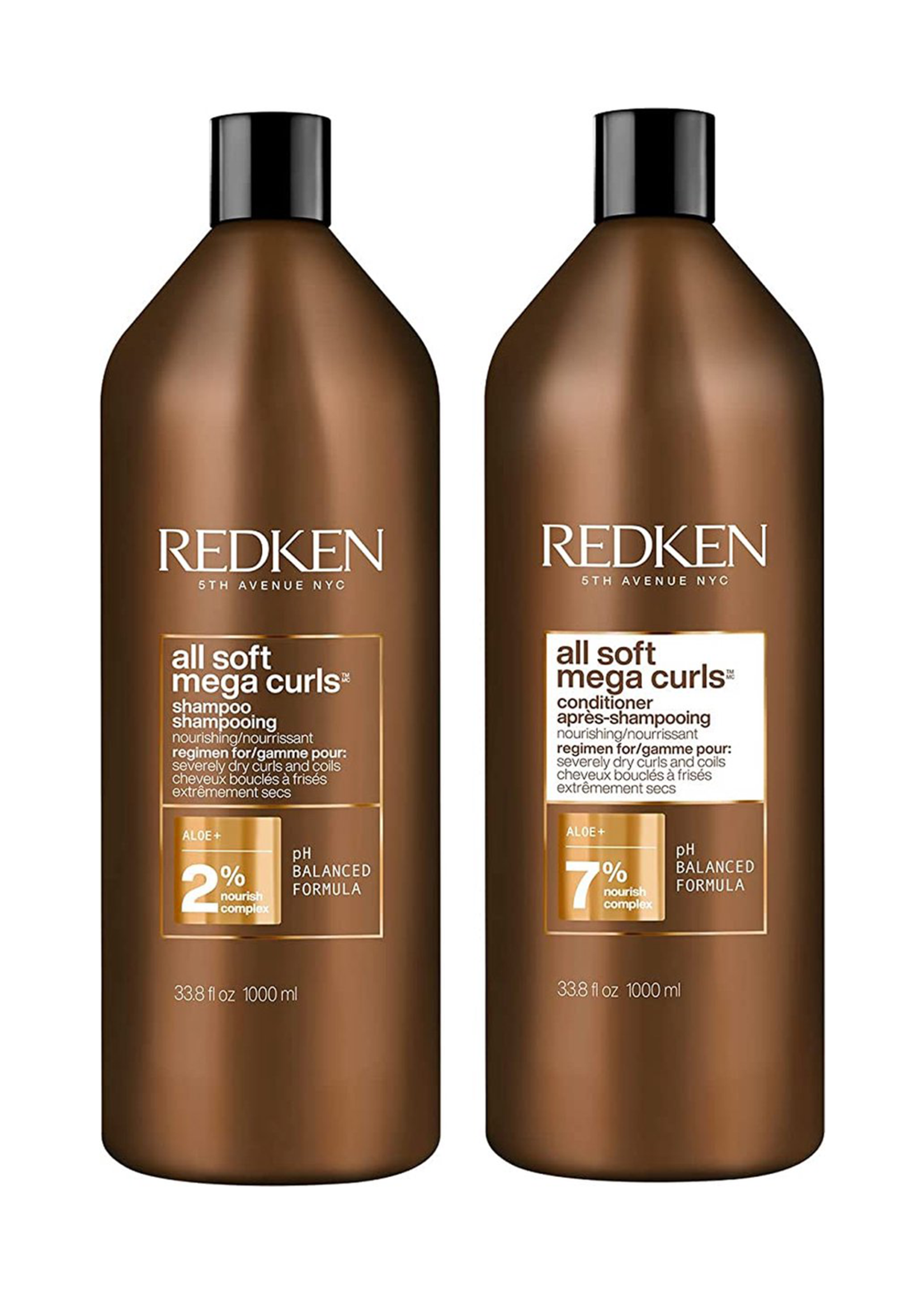 Redken Redken All Soft Mega Curls Liter Set - 2x1000ml