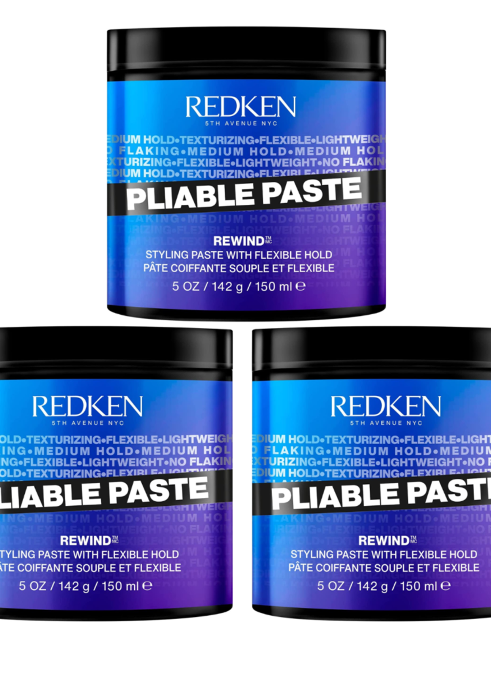 Redken Redken Rewind Pliable Paste Triple Set - 3x150ml