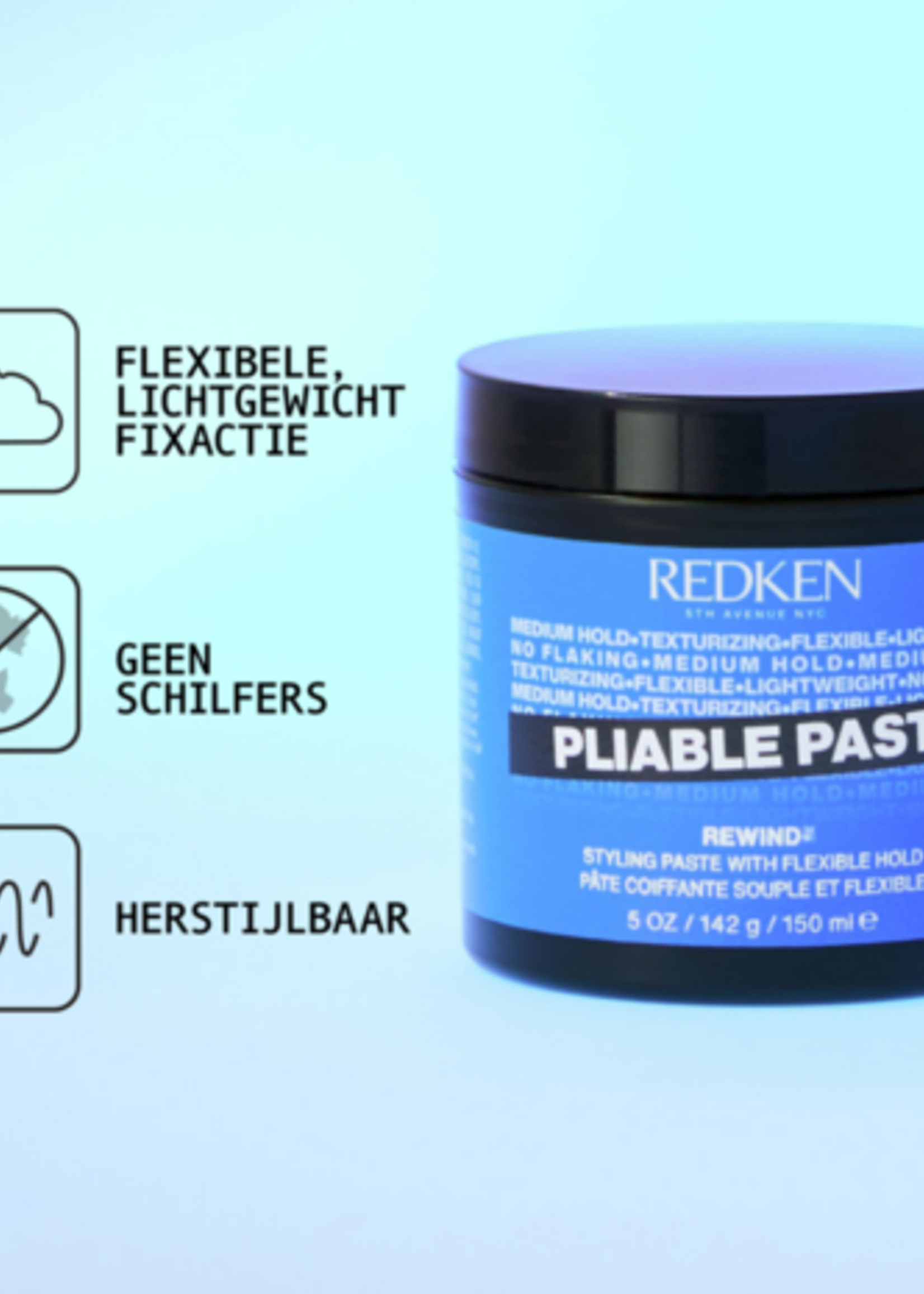 Redken Redken Rewind Pliable Paste Triple Set - 3x150ml