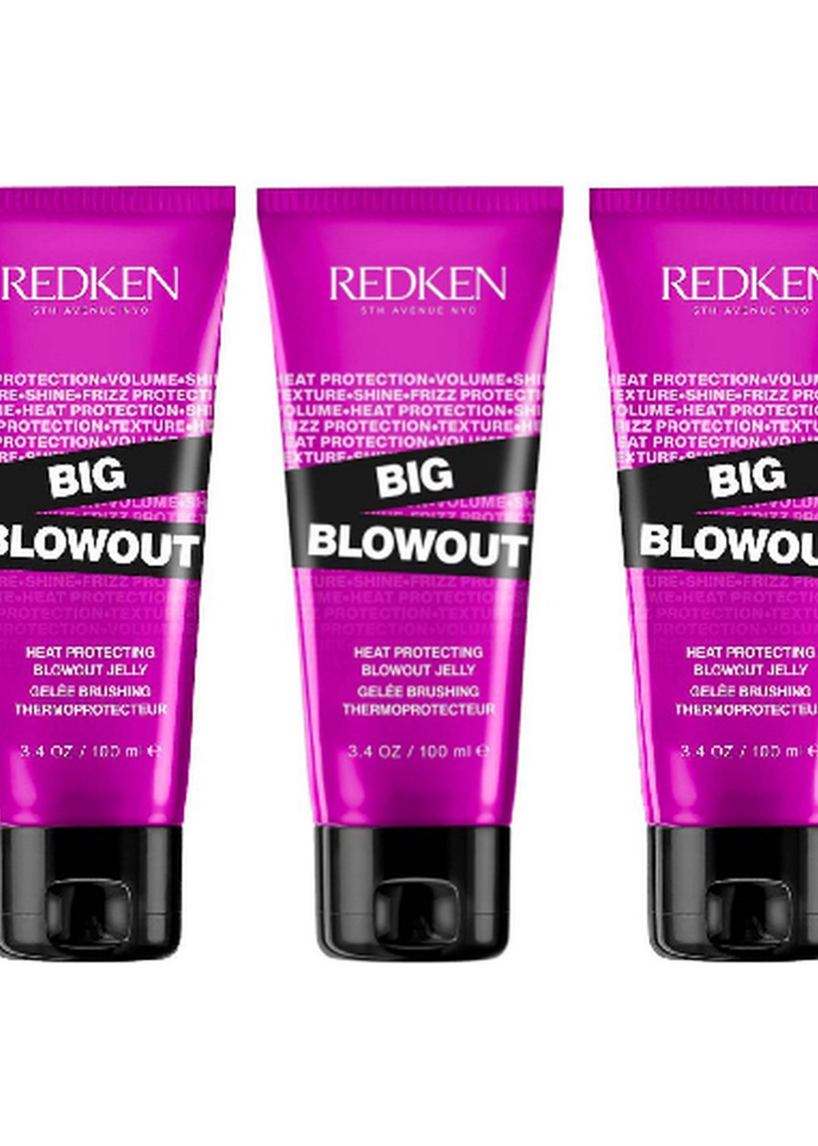 Redken Redken Big Blowout Heat Protecting Jelly Triple Set - 3x100ml