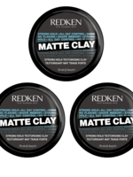 Redken Redken Matte Rough Clay Triple Set
