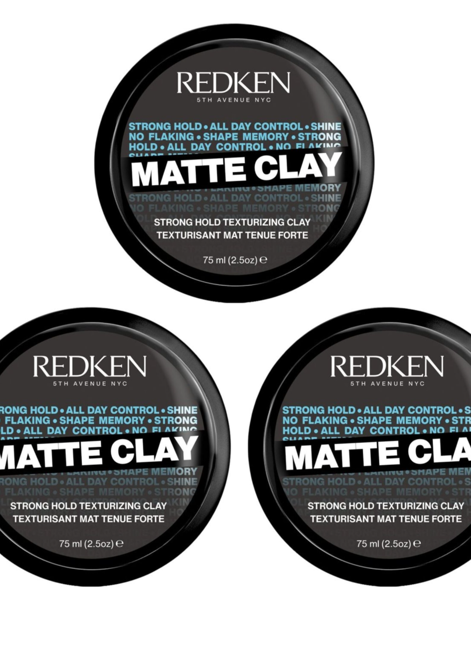 Redken Redken Matte Rough Clay Triple Set - 3x75ml