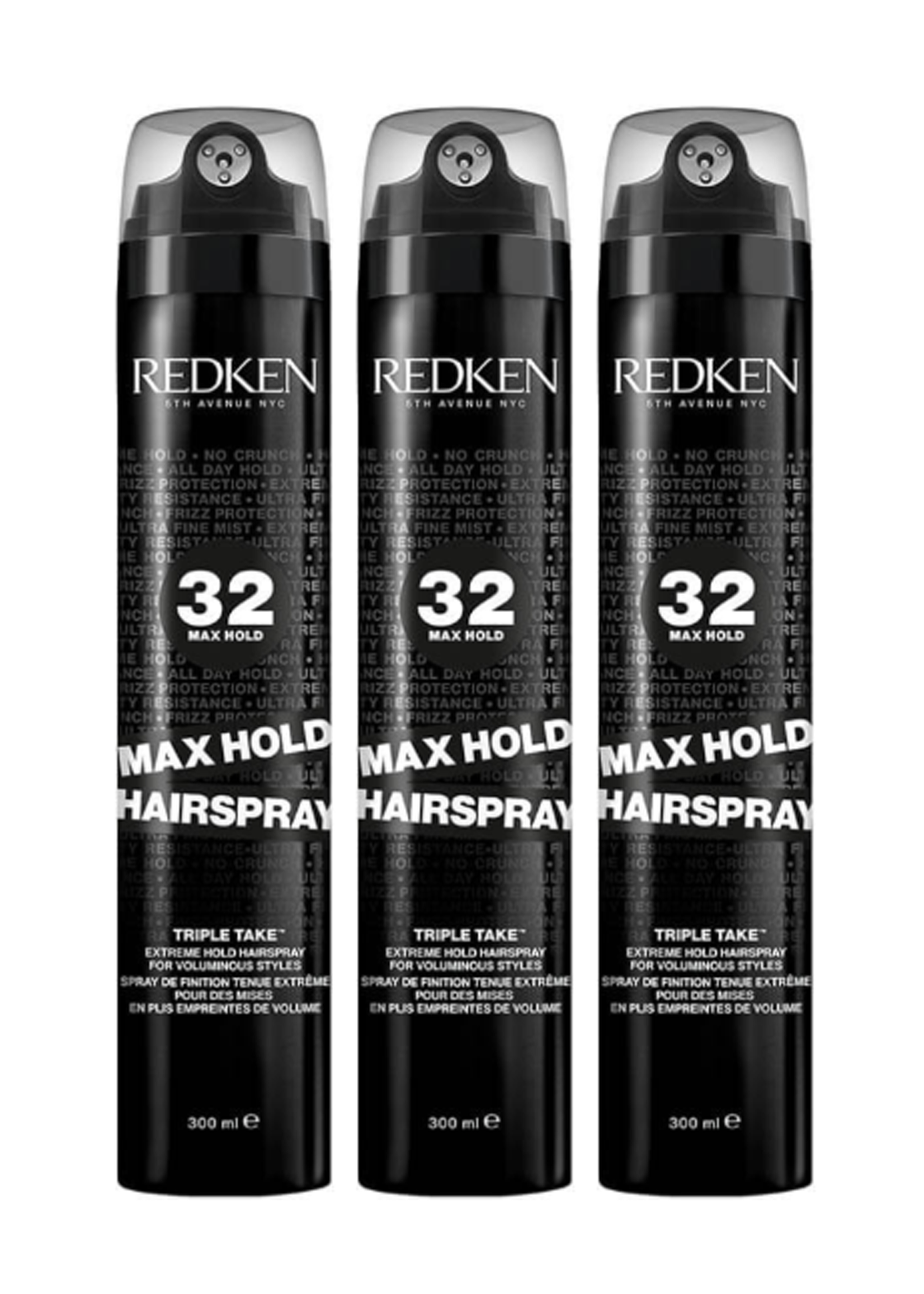 Redken Redken Triple Take 32 Max Hold Hairspray Triple Set - 3x300ml