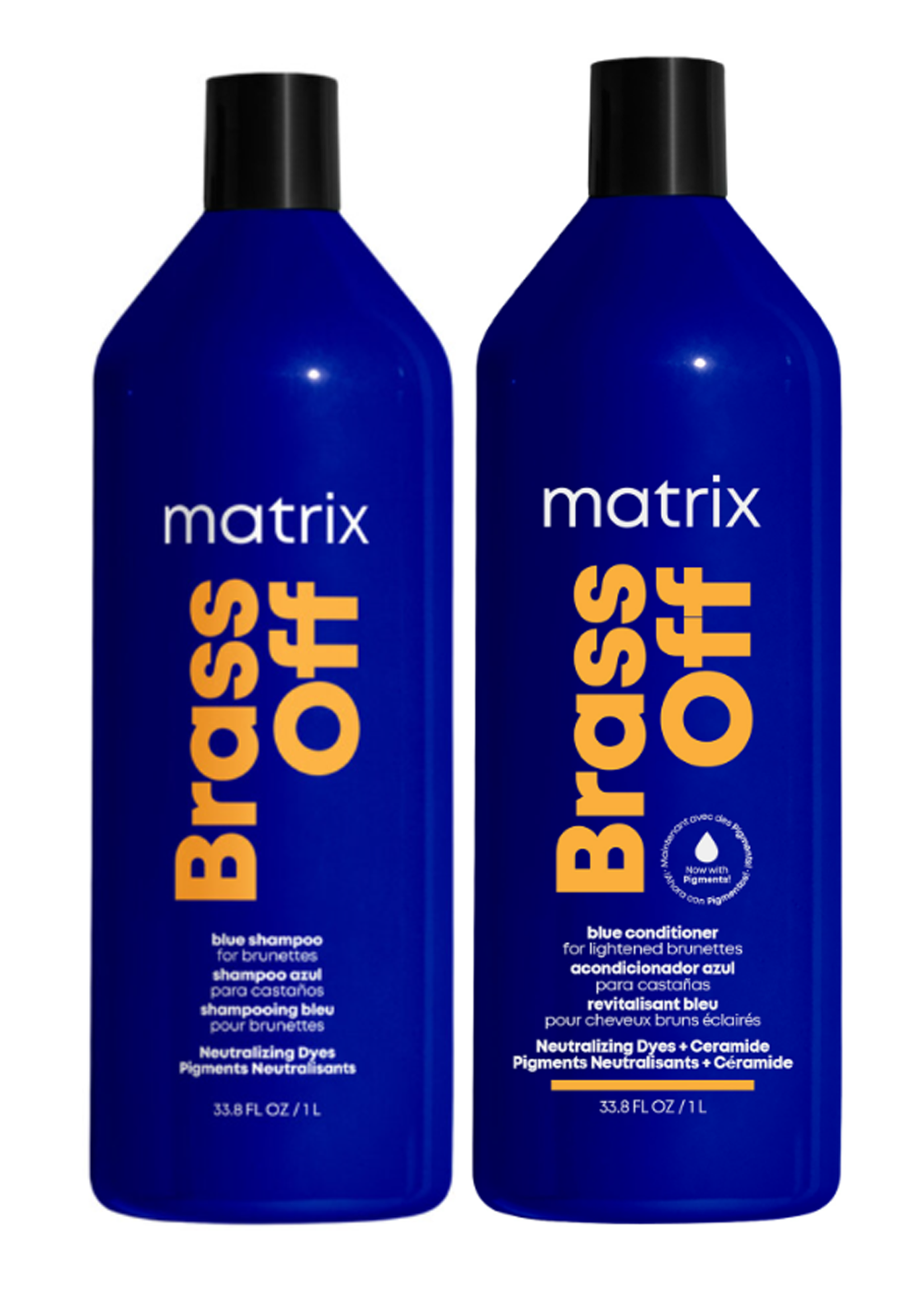 Matrix Matrix Total Results Brass Off Liter Set - 2x1000ml