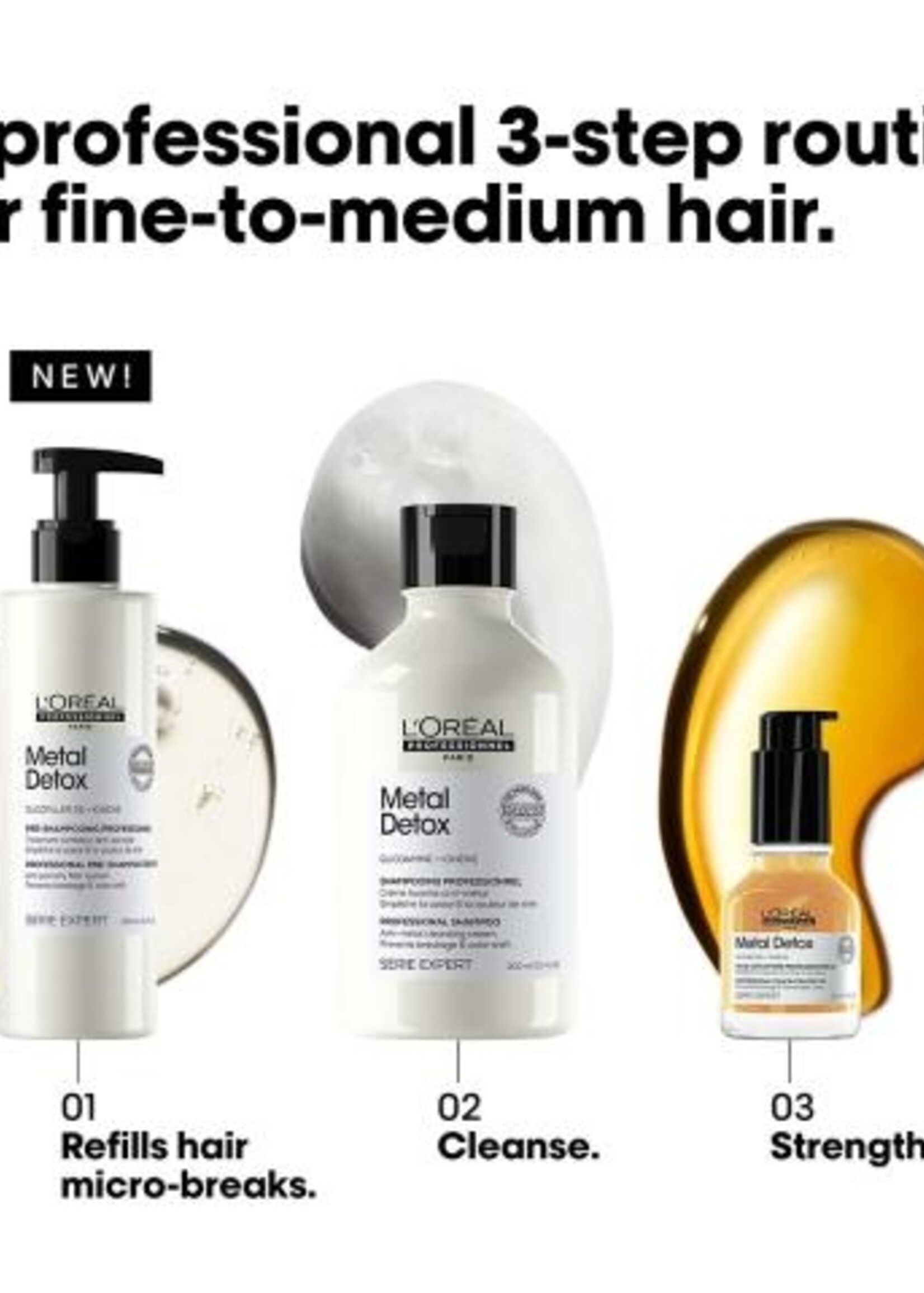 L'Oreal Professionnel L'Oreal Metal Detox Voordeelset - 300+250+50ml