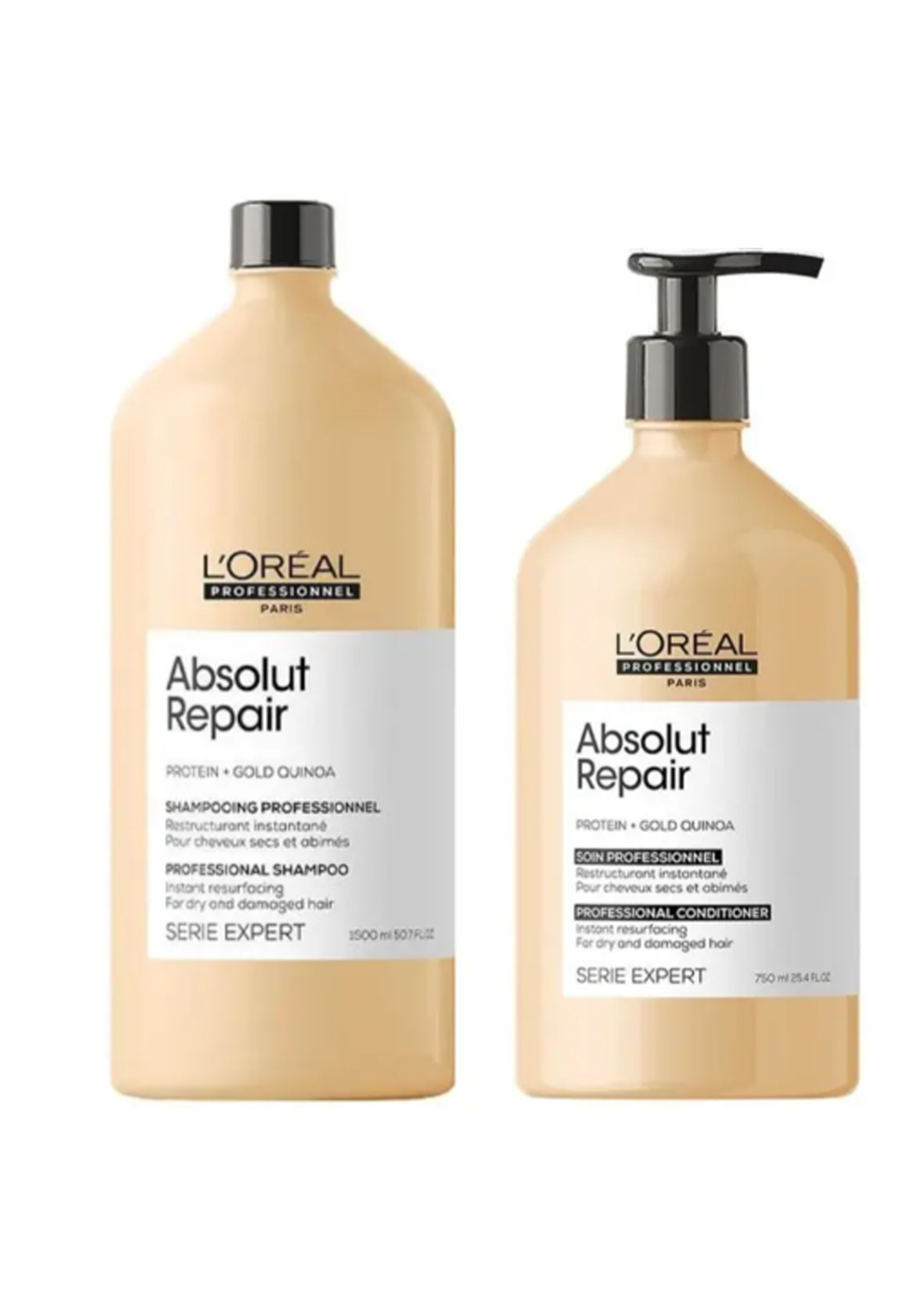 L'Oreal Professionnel L'Oreal Absolut Repair Shampoo & Conditioner XL Set - 1500+750ml