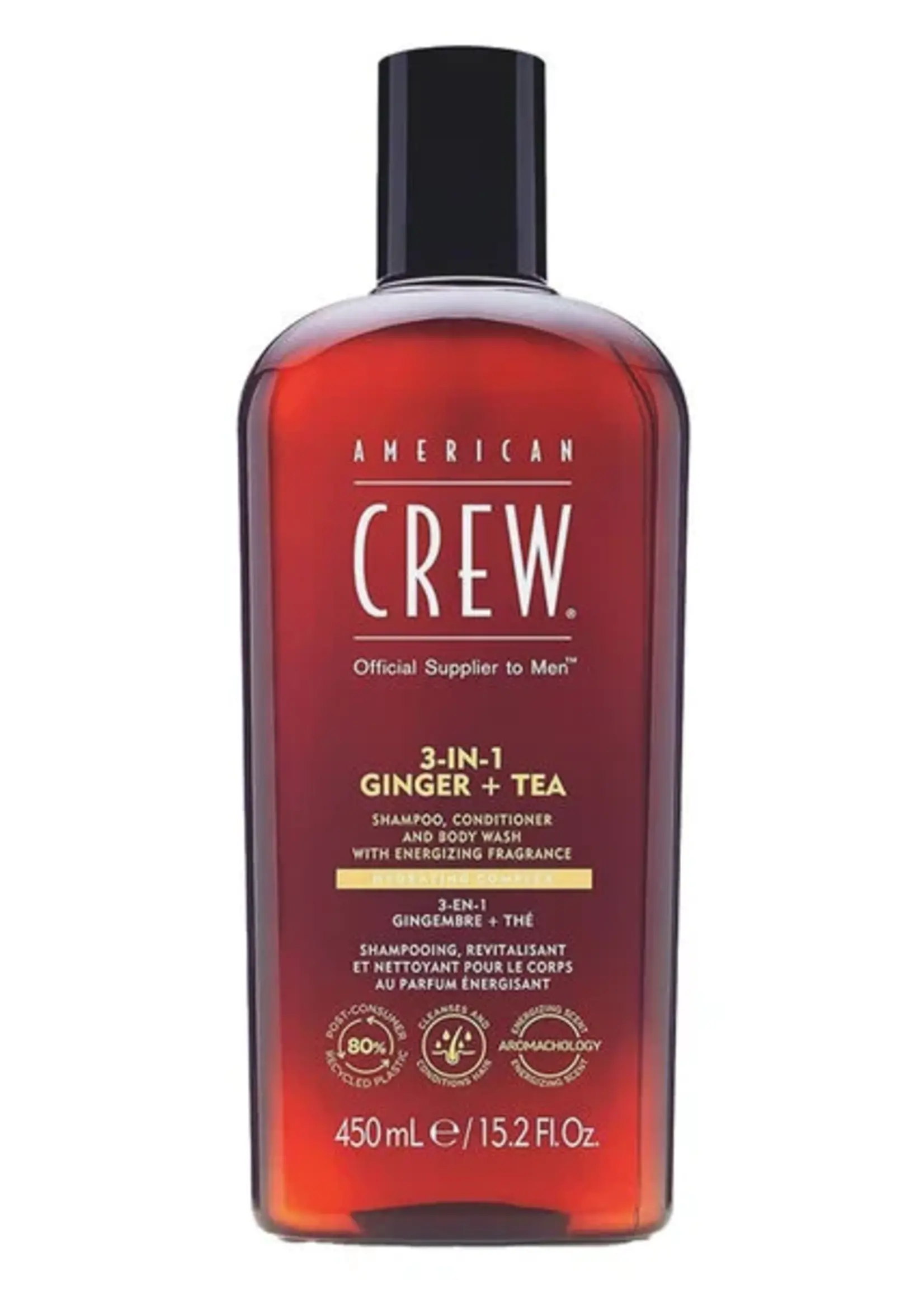 American Crew American Crew 3-in-1 Shampoo, Conditioner & Body-Wash Ginger Tea