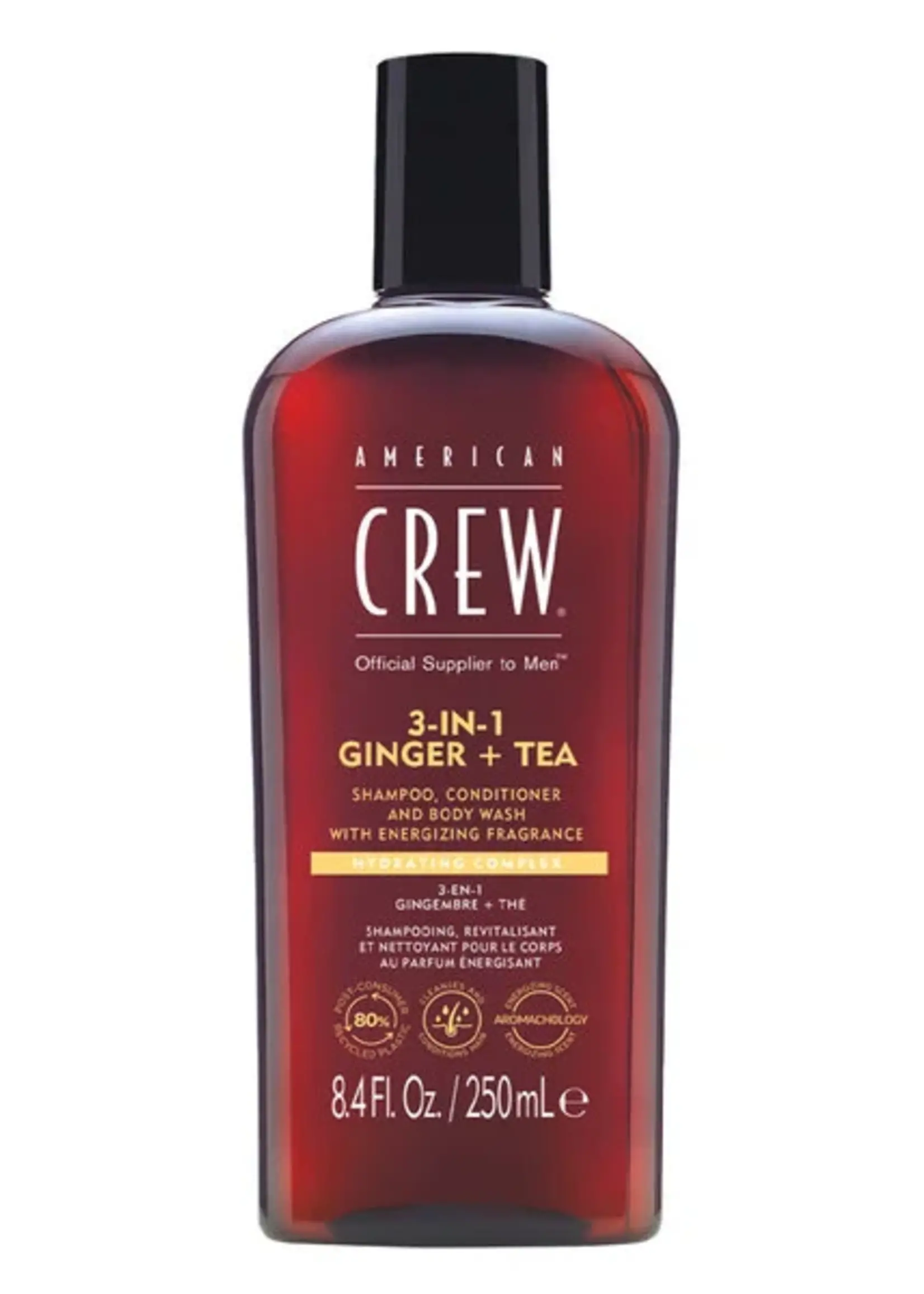 American Crew American Crew 3-in-1 Shampoo, Conditioner & Body-Wash Ginger Tea
