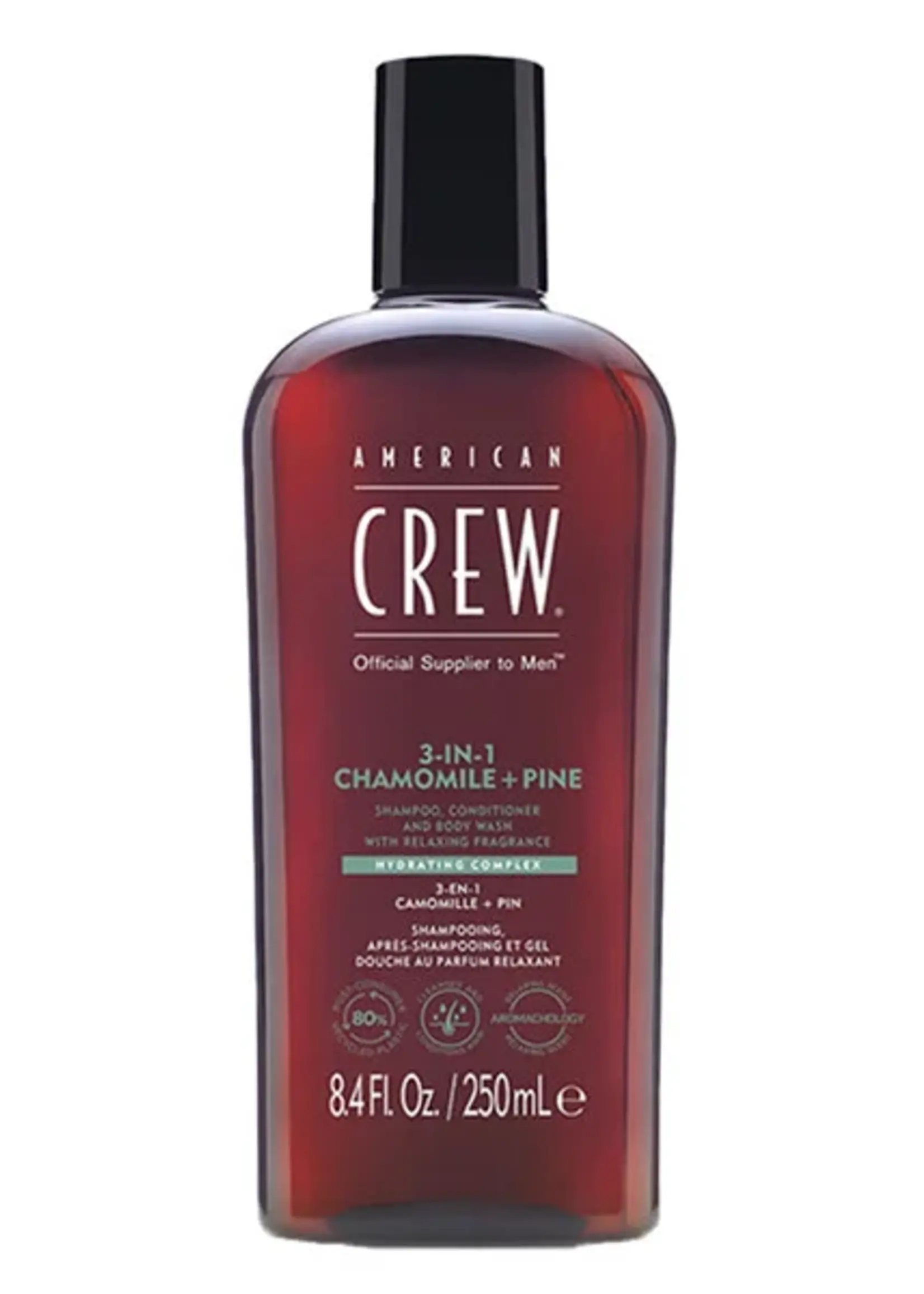 American Crew American Crew 3-in-1 Shampoo, Conditioner & Body-Wash Chamomile & Pine
