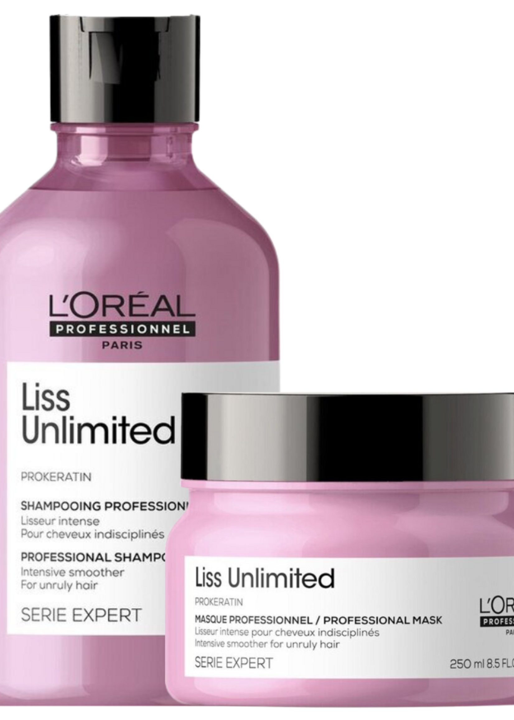 L'Oreal Professionnel L'Oreal SE Liss Unlimited Care Set - 300+250ml