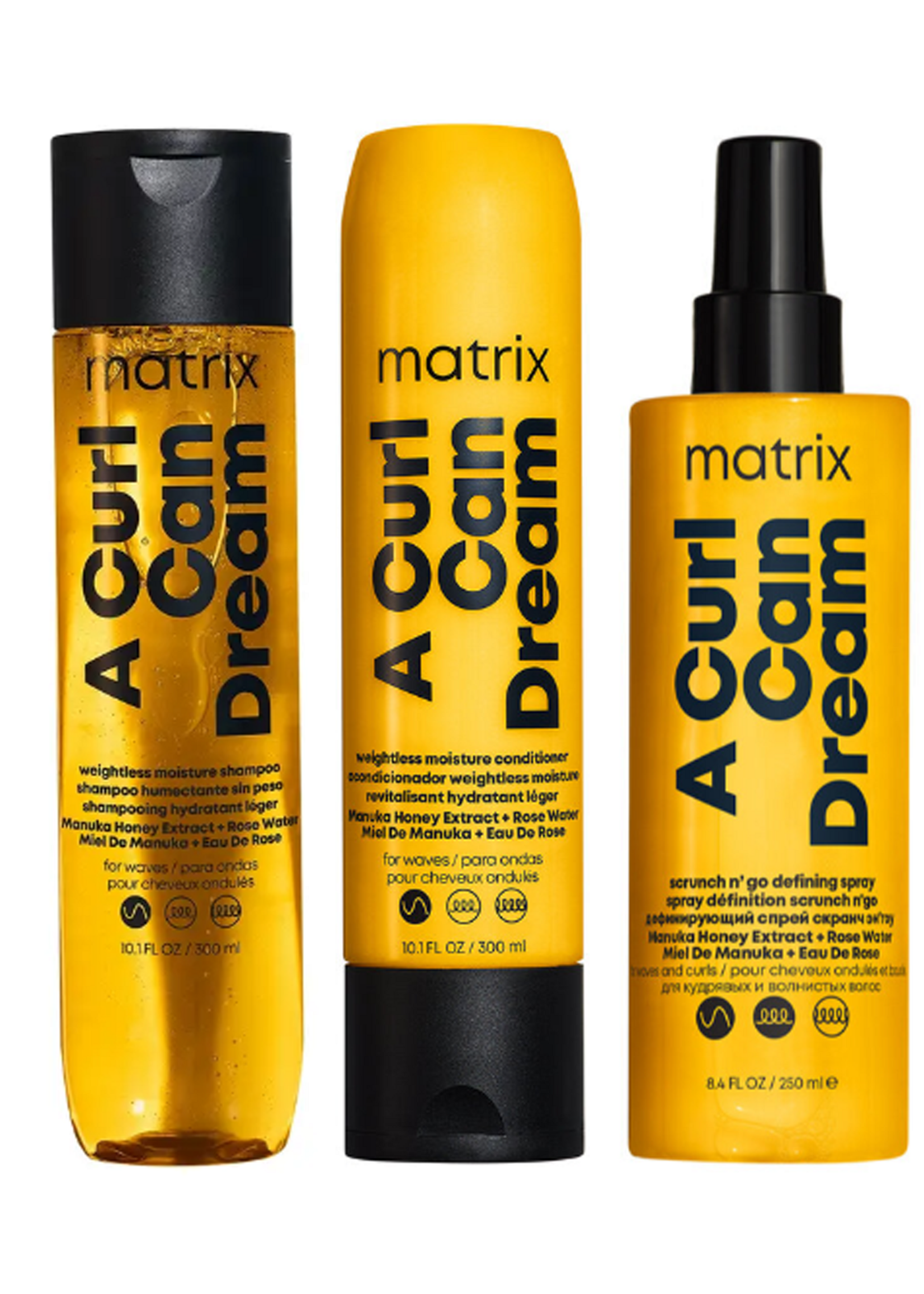 Matrix Matrix A Curl Can Dream Wave Triple Set - 300+300+250ml