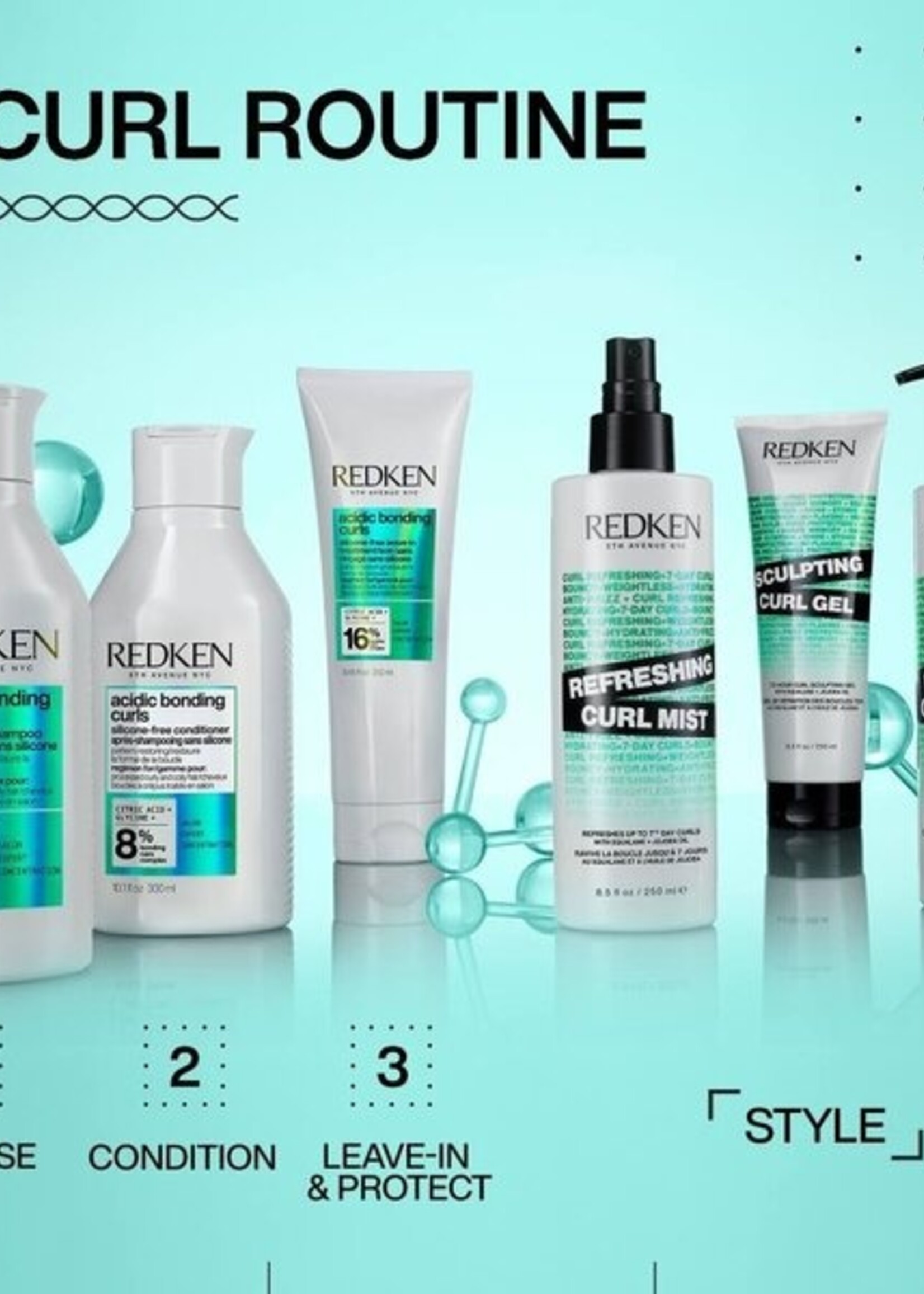 Redken Redken Acidic Bonding Curls Liter Set - 2x1000ml