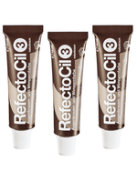 RefectoCil RefectoCil Wenkbrauw- en Wimperverf Bruin Triple Set