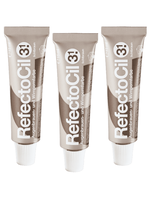 RefectoCil RefectoCil Wenkbrauw- en Wimperverf Licht Bruin Triple Set