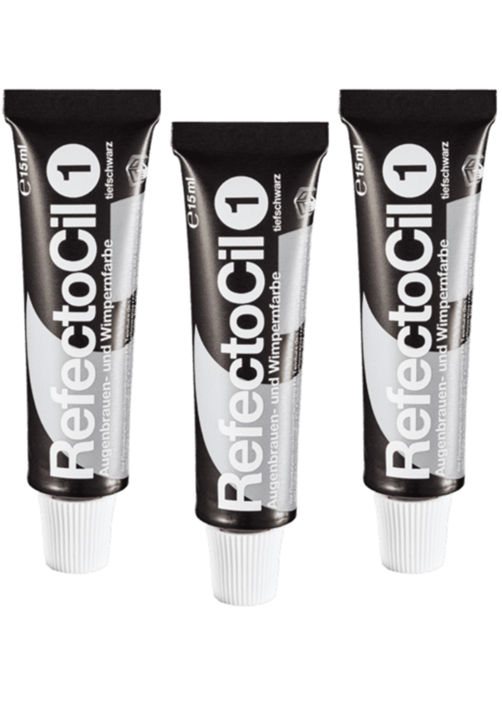 RefectoCil RefectoCil Wenkbrauw- en Wimperverf Zwart Triple Set - 3x15ml