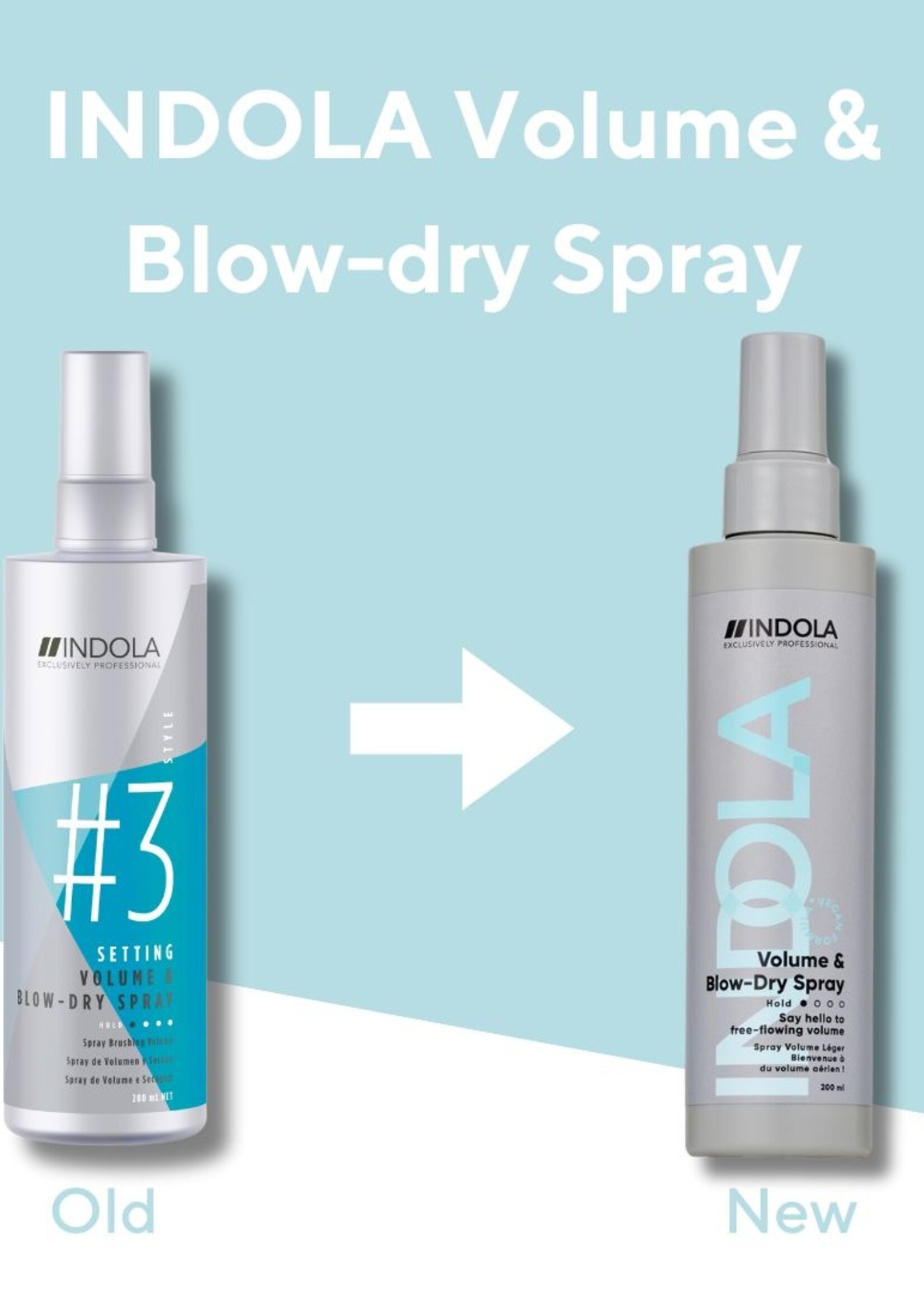 Indola Indola Volume & Blow Dry Spray - 200ml