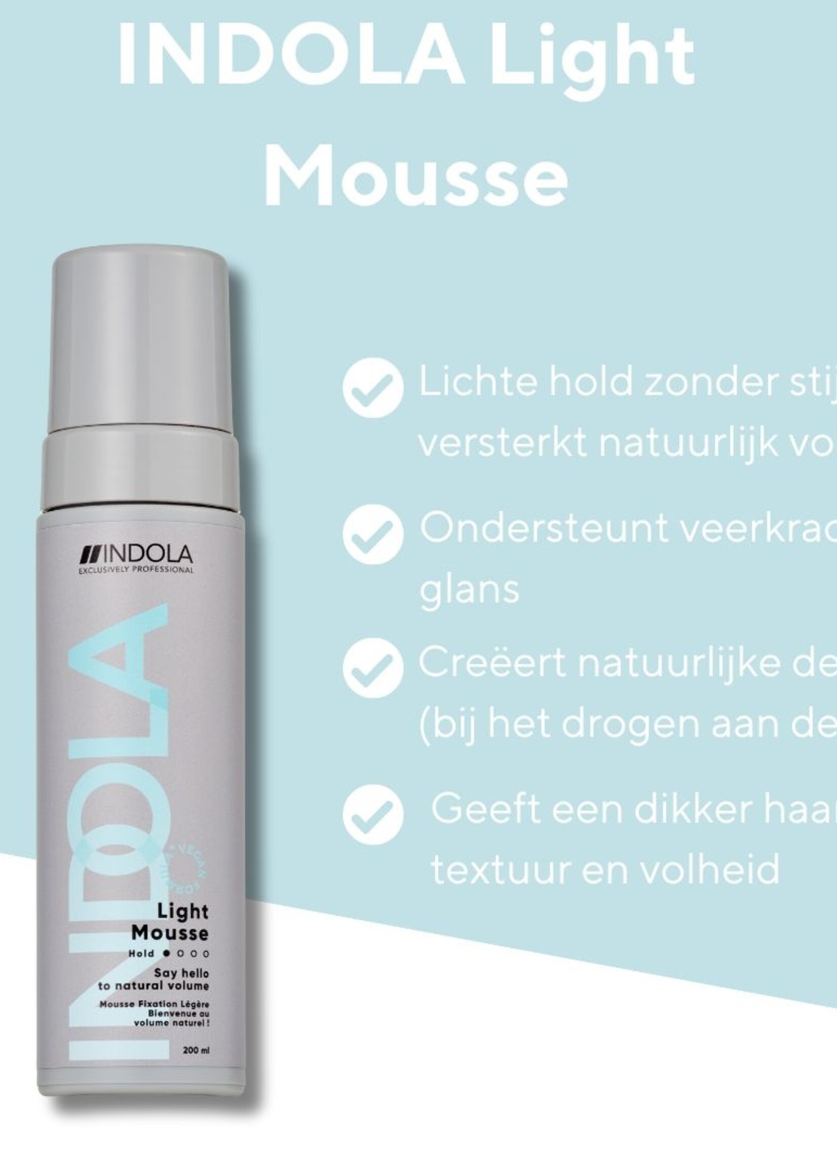 Indola Indola Volume Light Mousse - 200ml